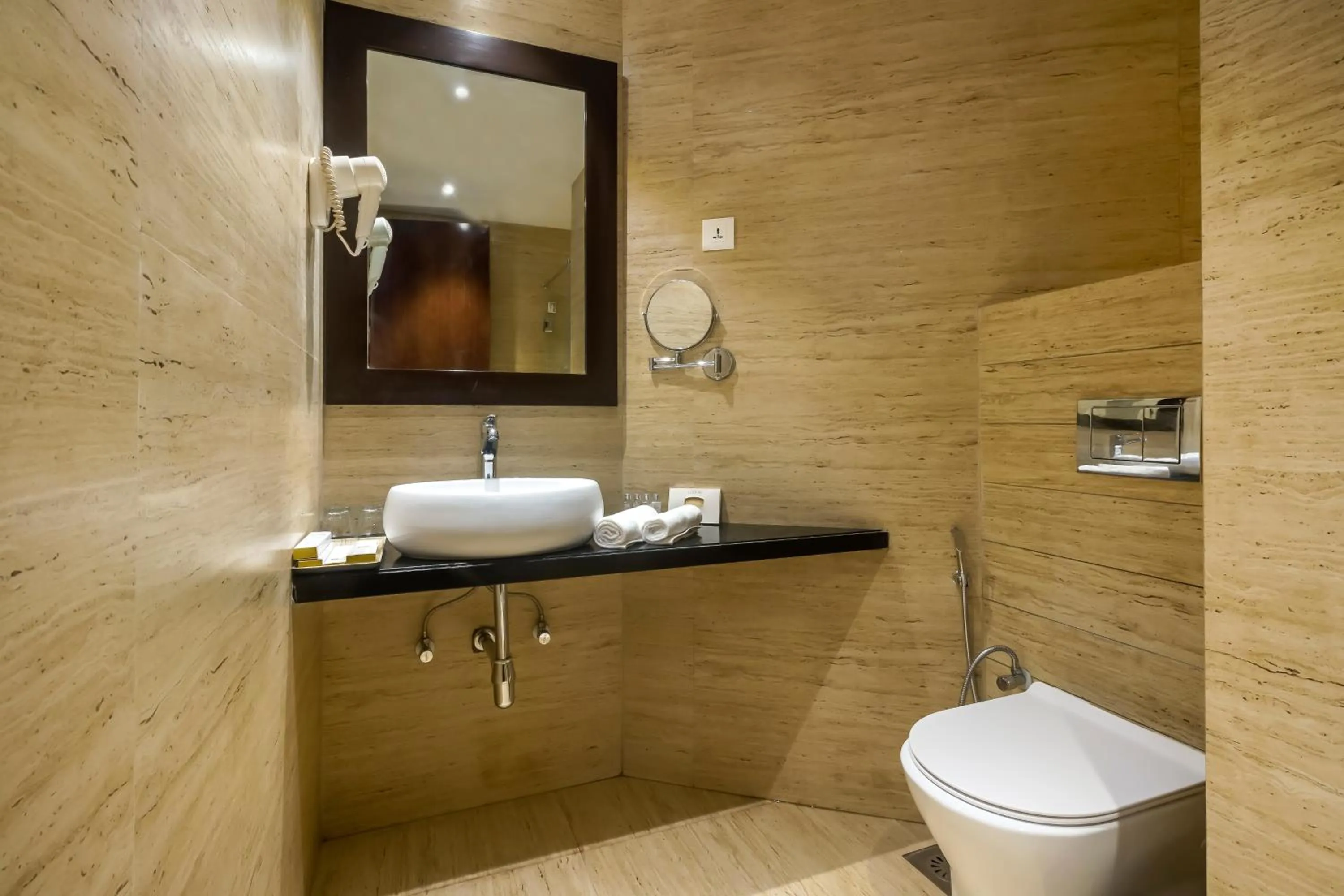 Bathroom in EllBee Mussoorie Hills