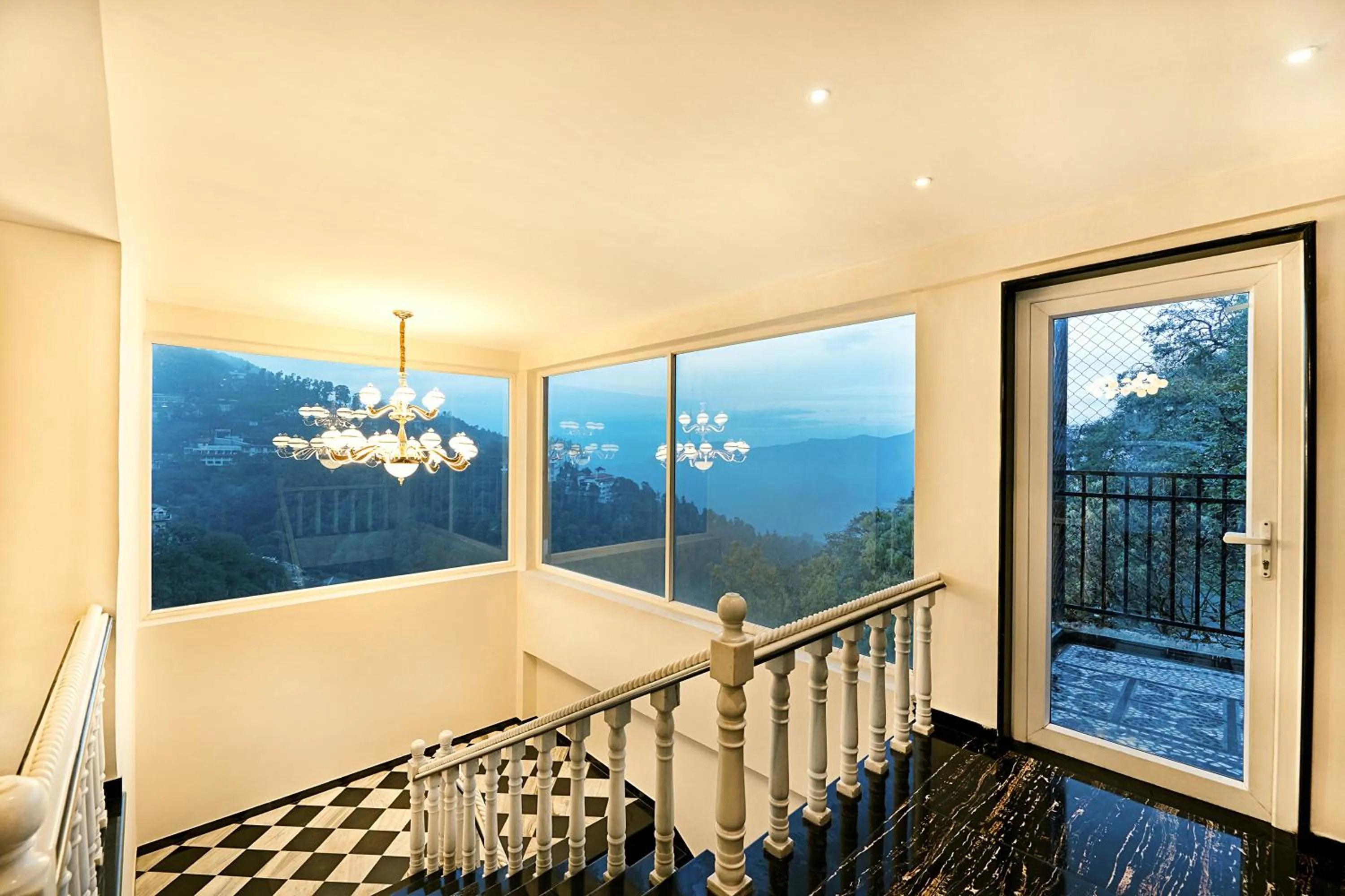 Lobby or reception in EllBee Mussoorie Hills