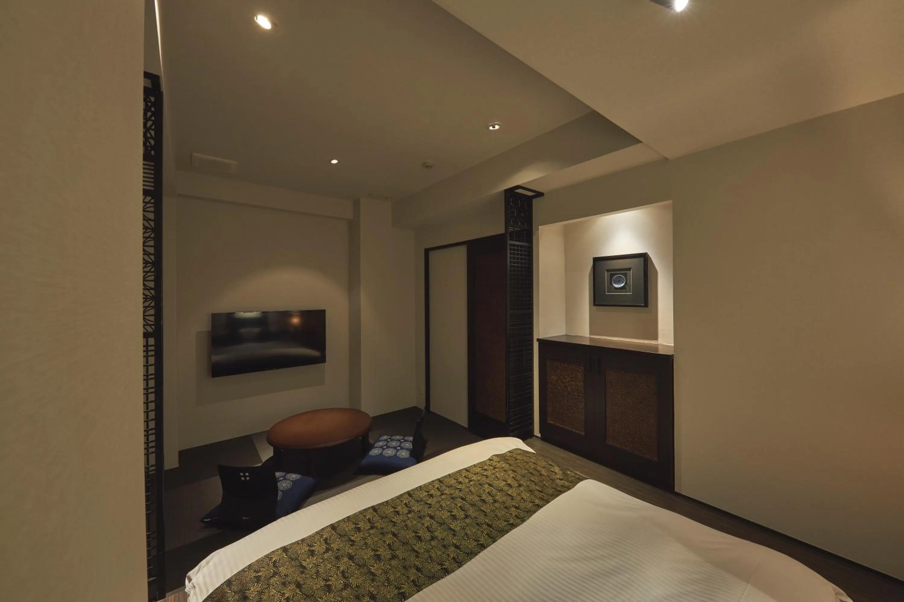 Bed in SAKE Kura Hotel 川崎宿