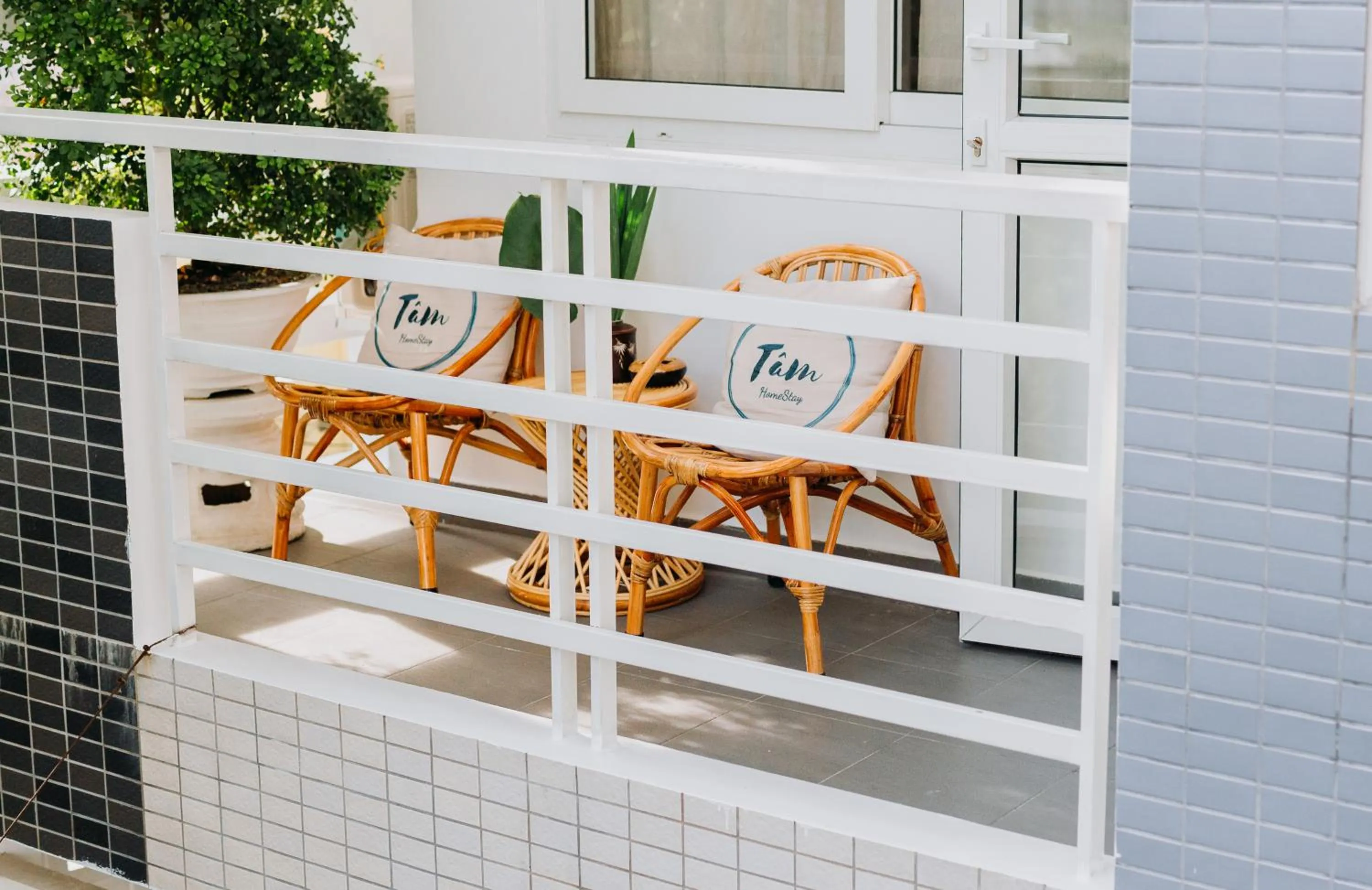 Balcony/Terrace in Tâm Homestay