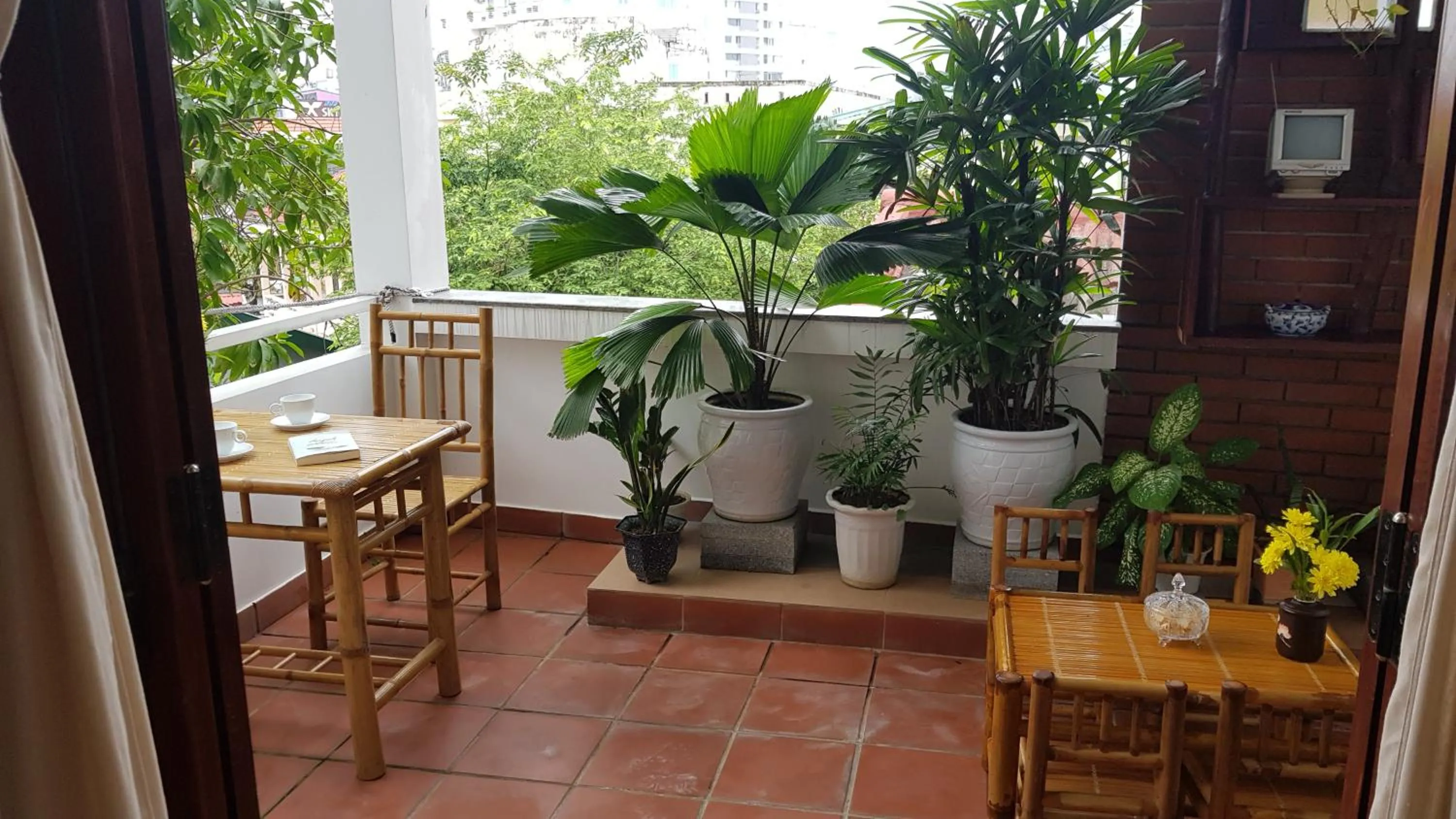 Balcony/Terrace in Tâm Homestay