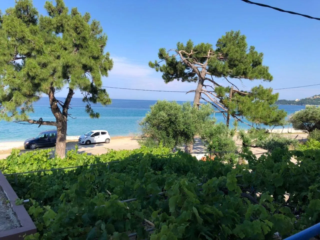 Sea view in Akrogiali Studios