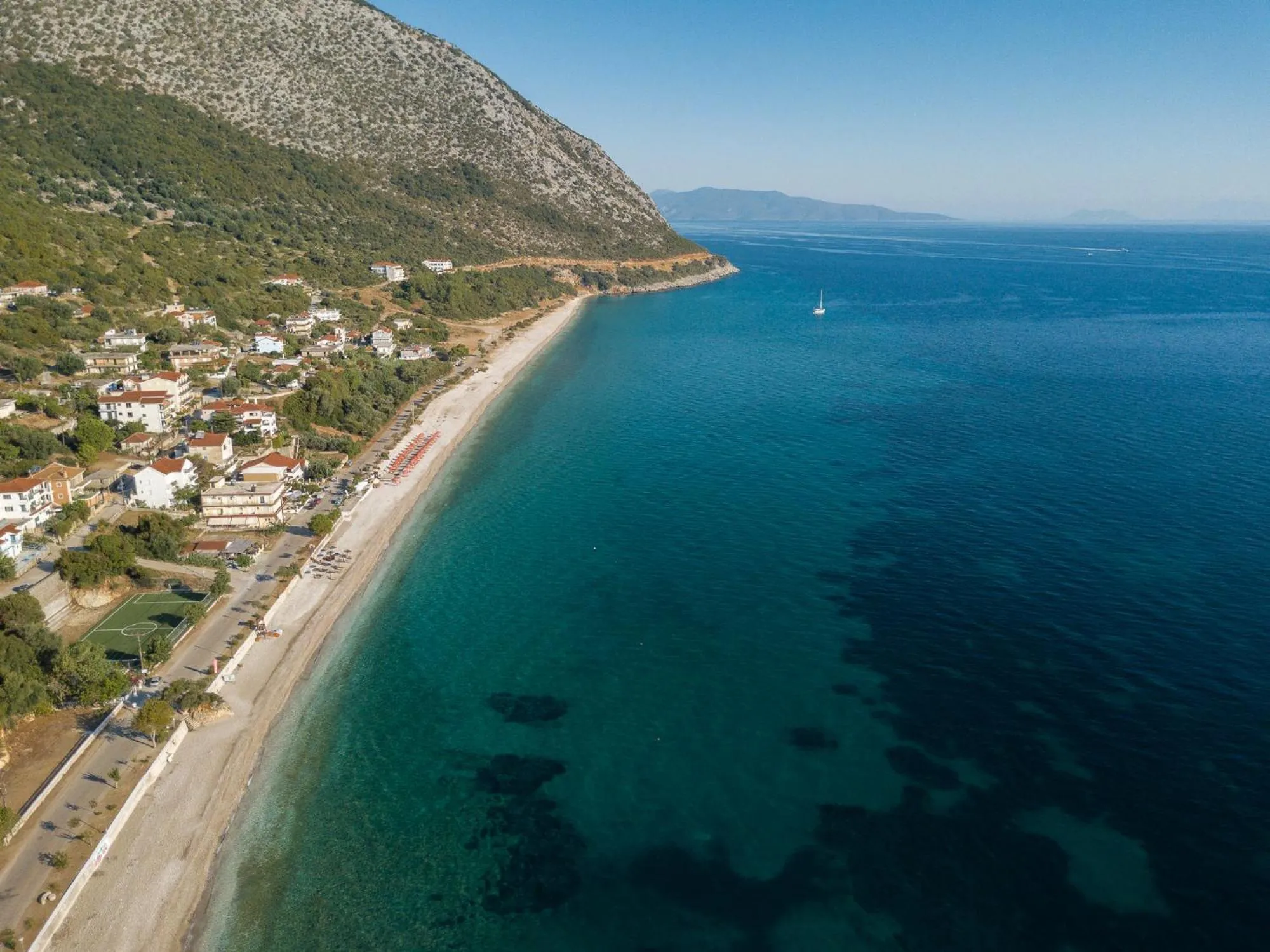 Bird's eye view in Akrogiali Studios