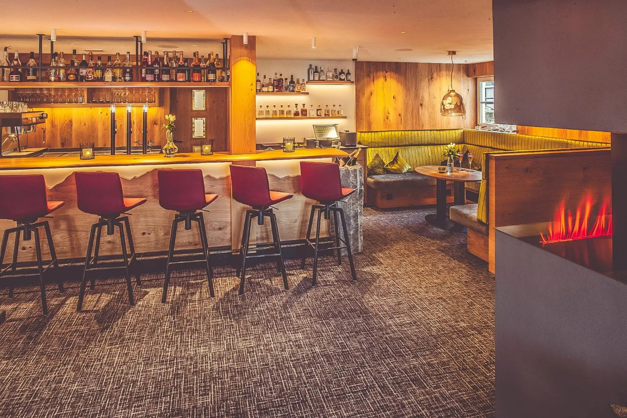 Lounge or bar in Hotel Alpenkönig