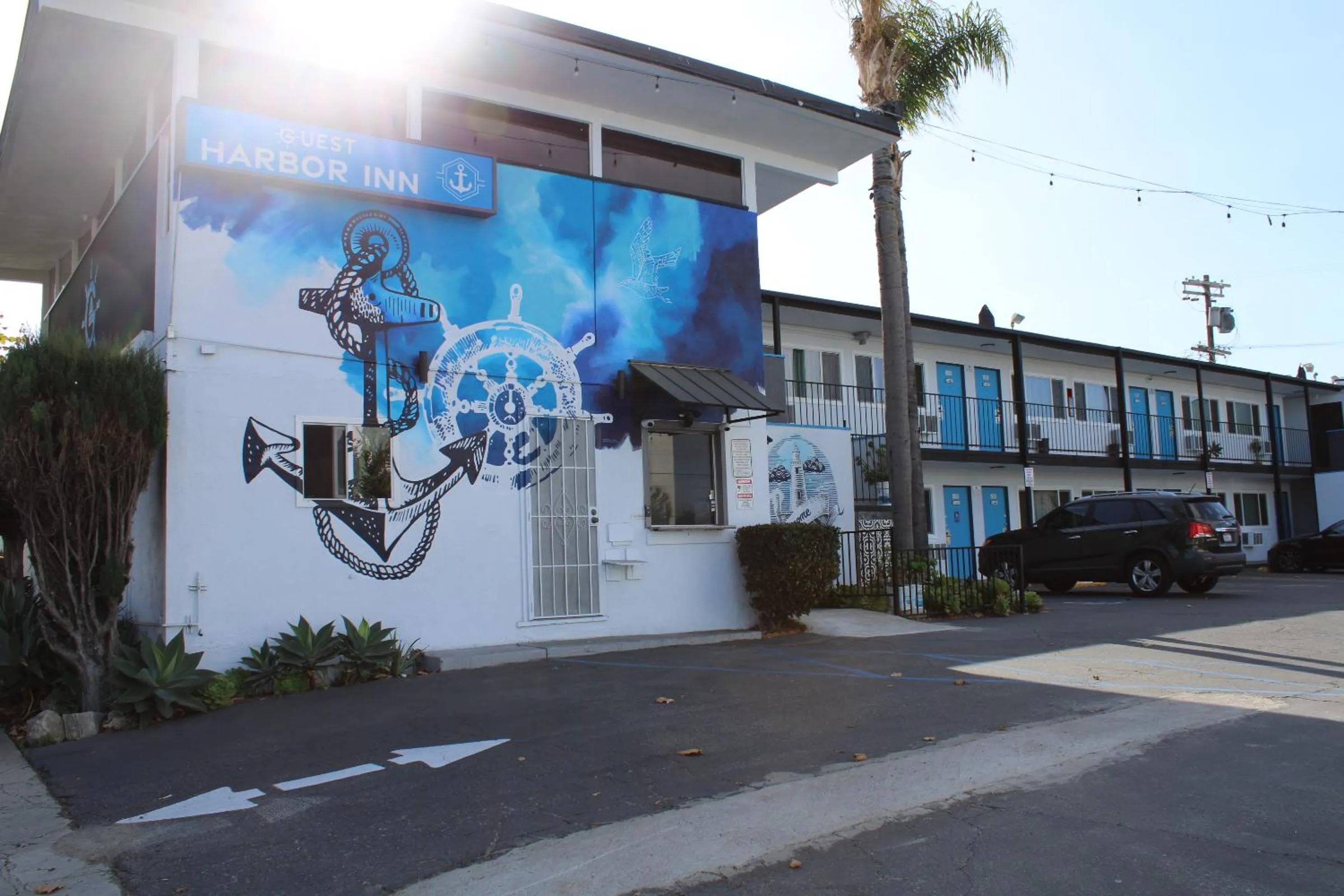 Property building in Guest Harbor Inn- Port Of Los Angeles San Pedro
