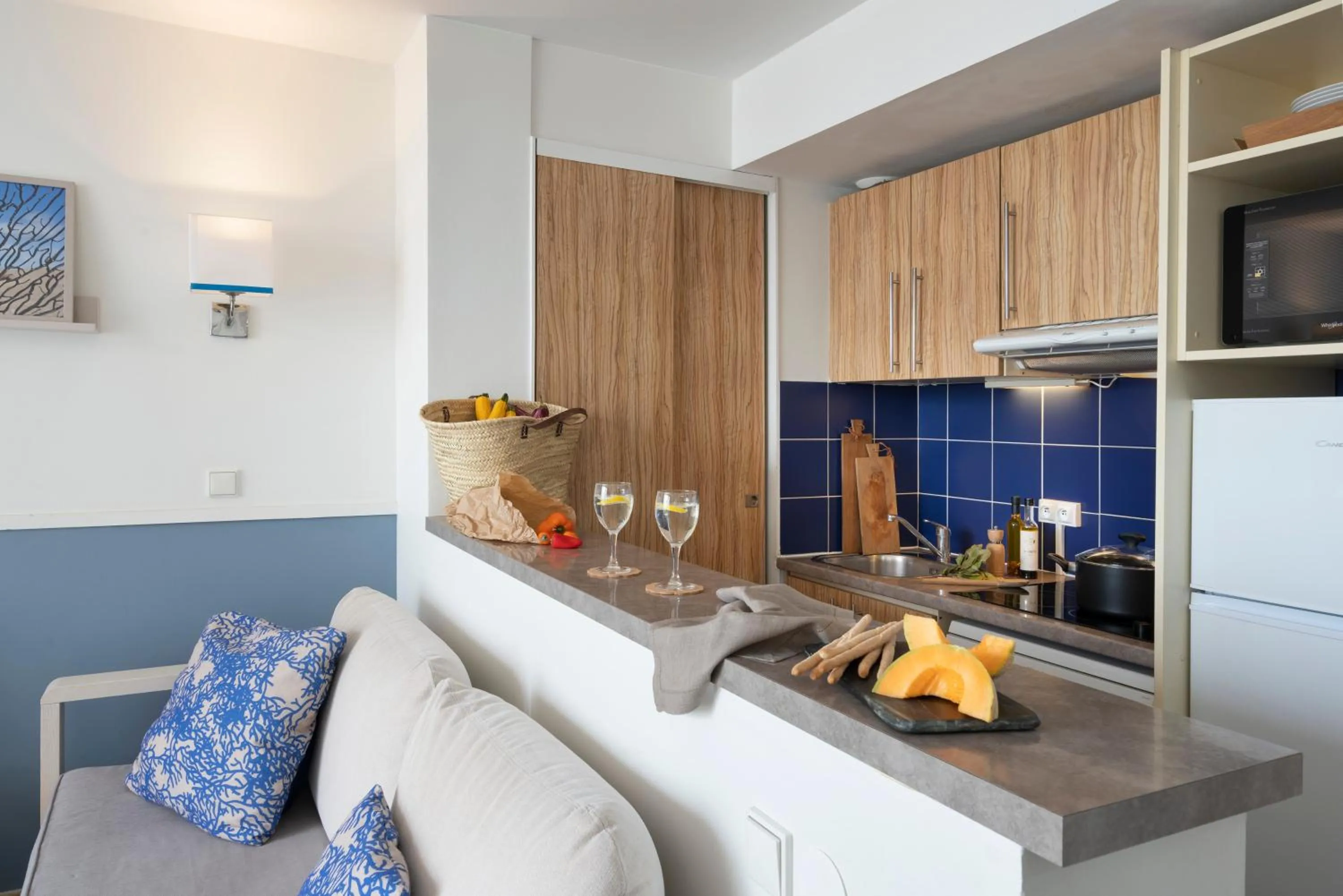 Kitchen or kitchenette in Résidence Pierre & Vacances Premium Port Prestige