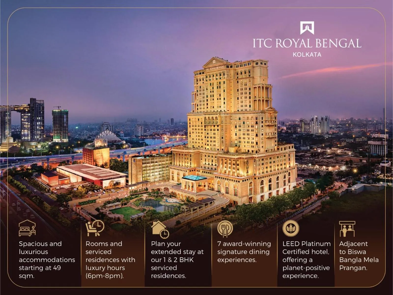 Property building in ITC Royal Bengal, a Luxury Collection Hotel, Kolkata