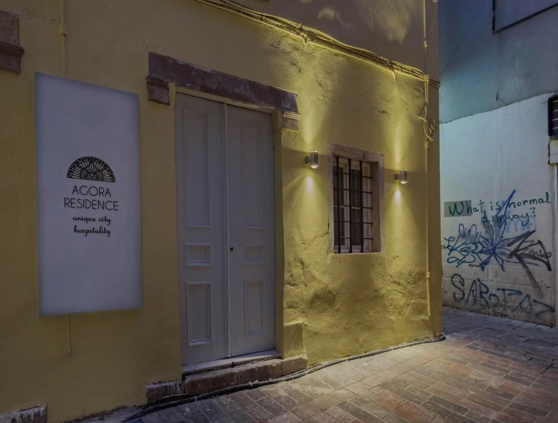 Facade/entrance in Agora Residence