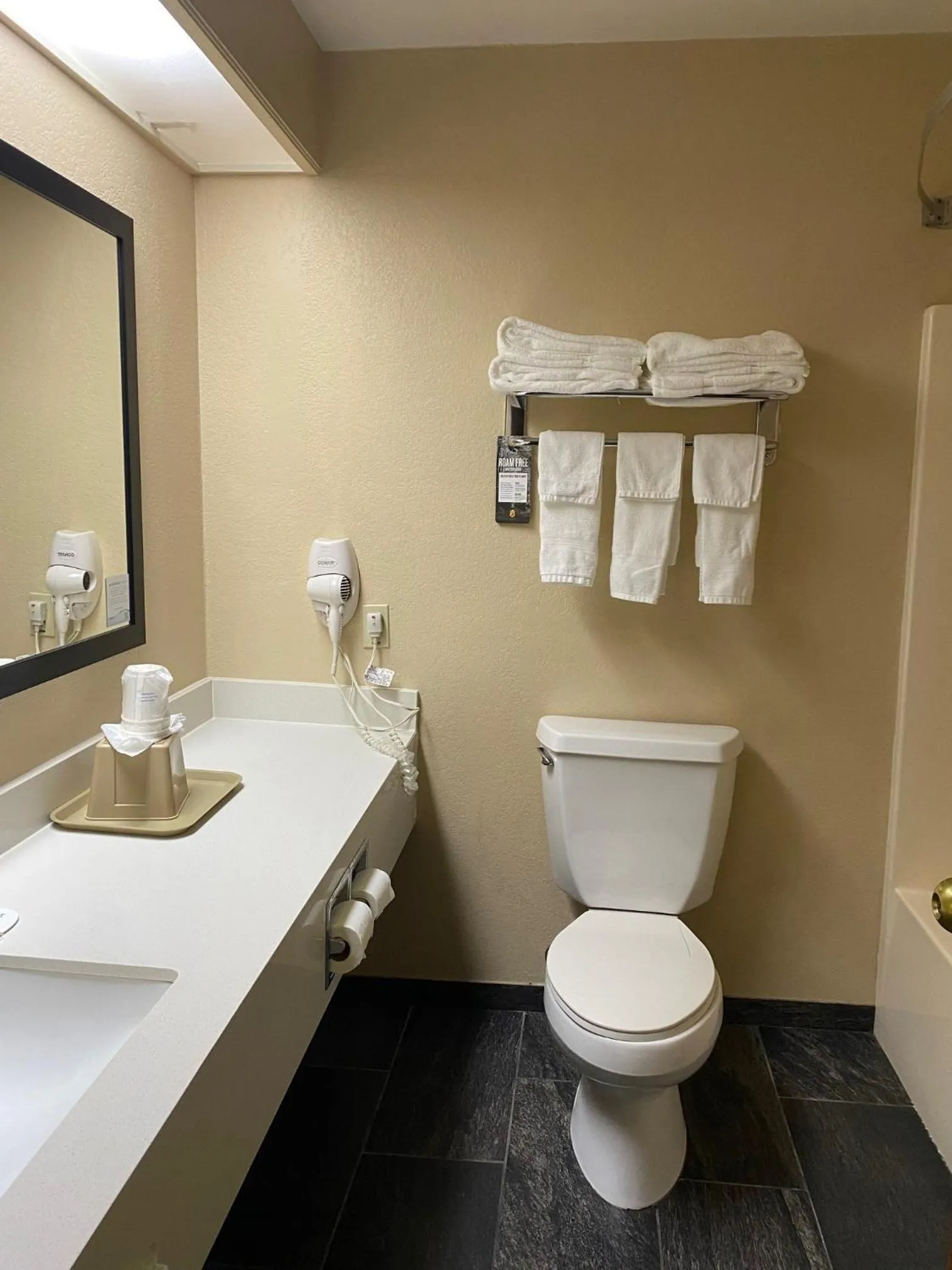 Bathroom in Super 8 by Wyndham New Hampton
