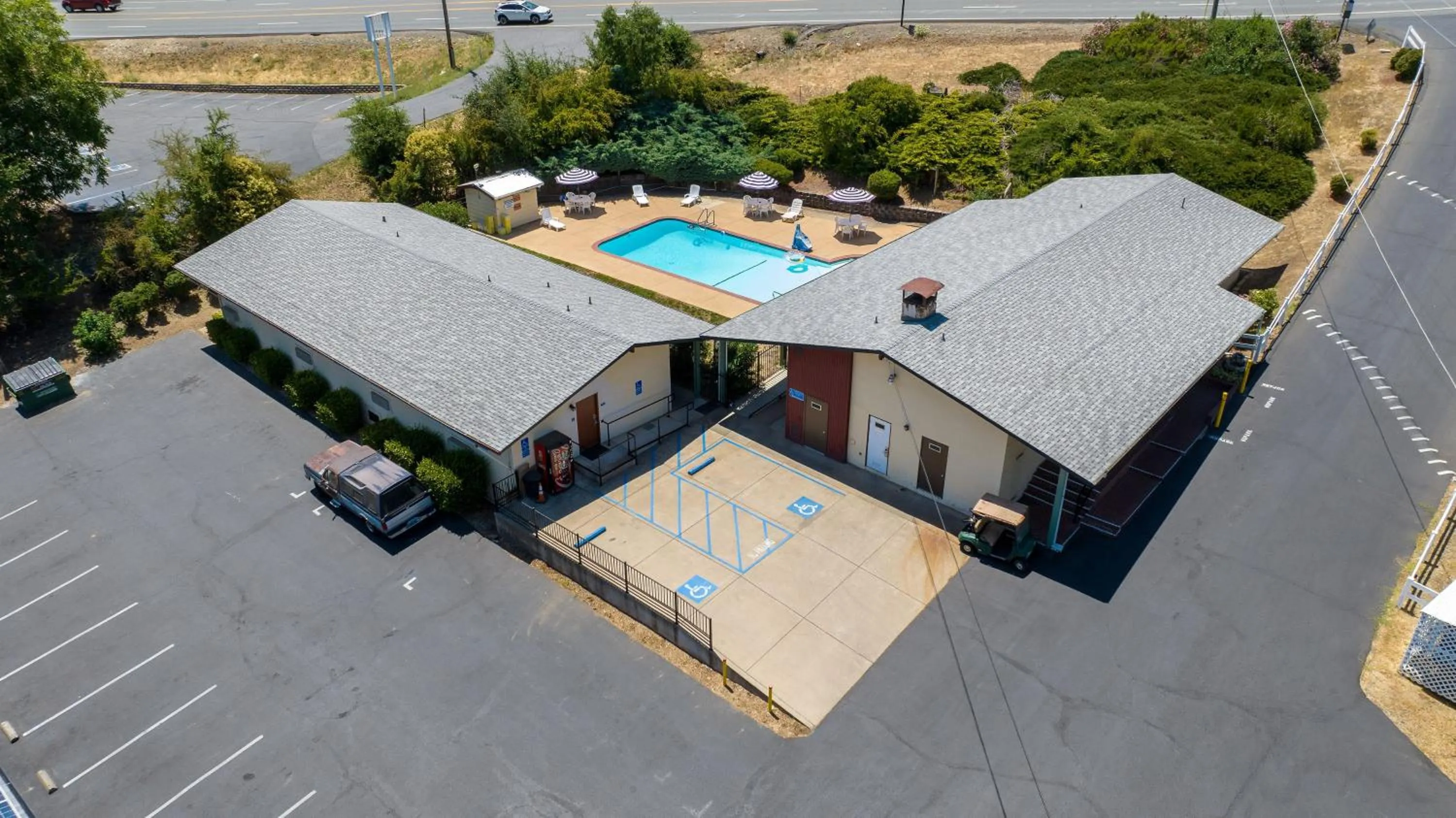 Property building, Bird's-eye View in The Jackson Lodge