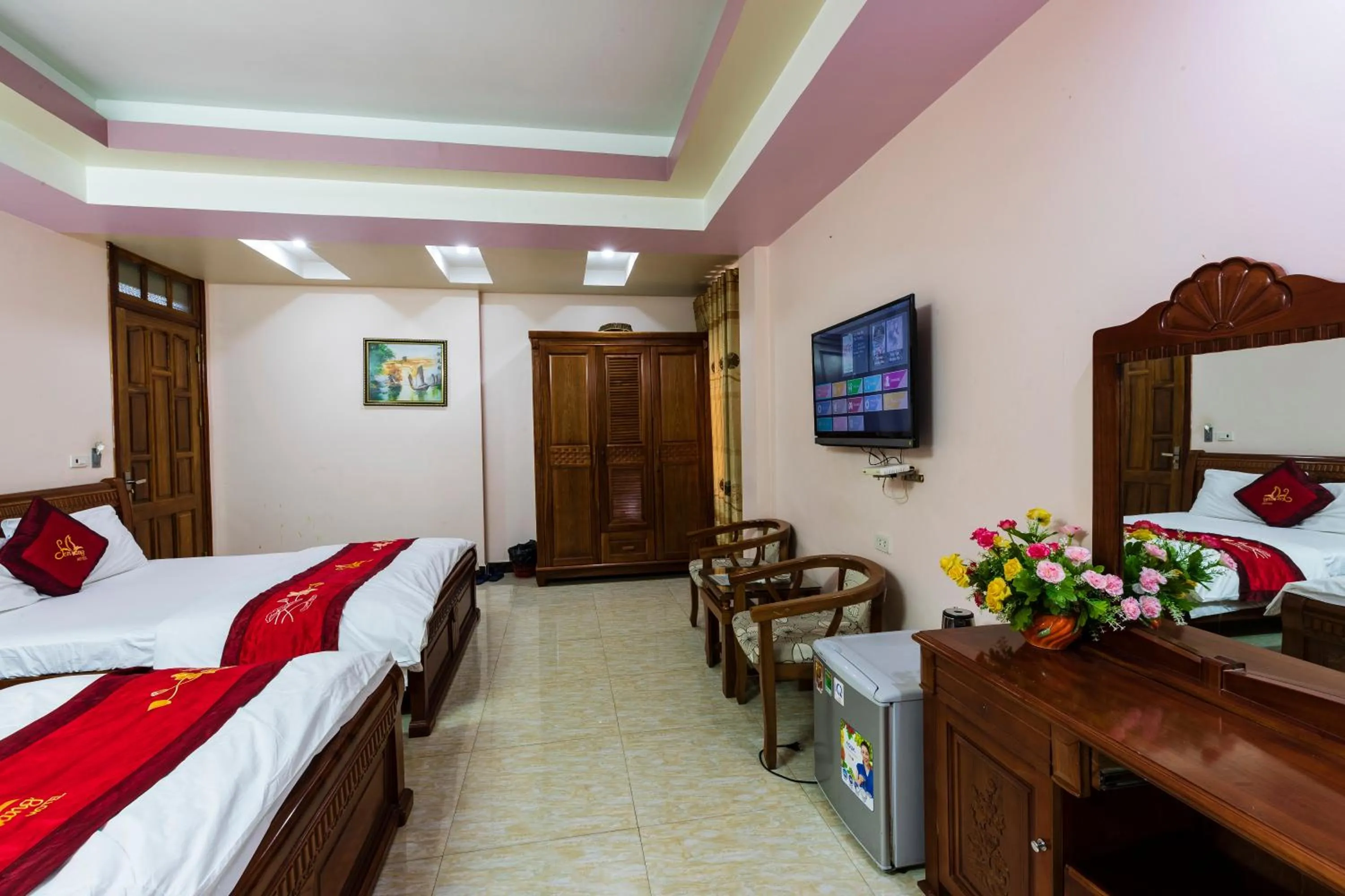 Bed in KHÁCH SẠN SEN VÀNG