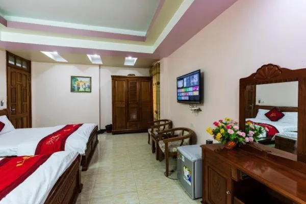 Bed in KHÁCH SẠN SEN VÀNG