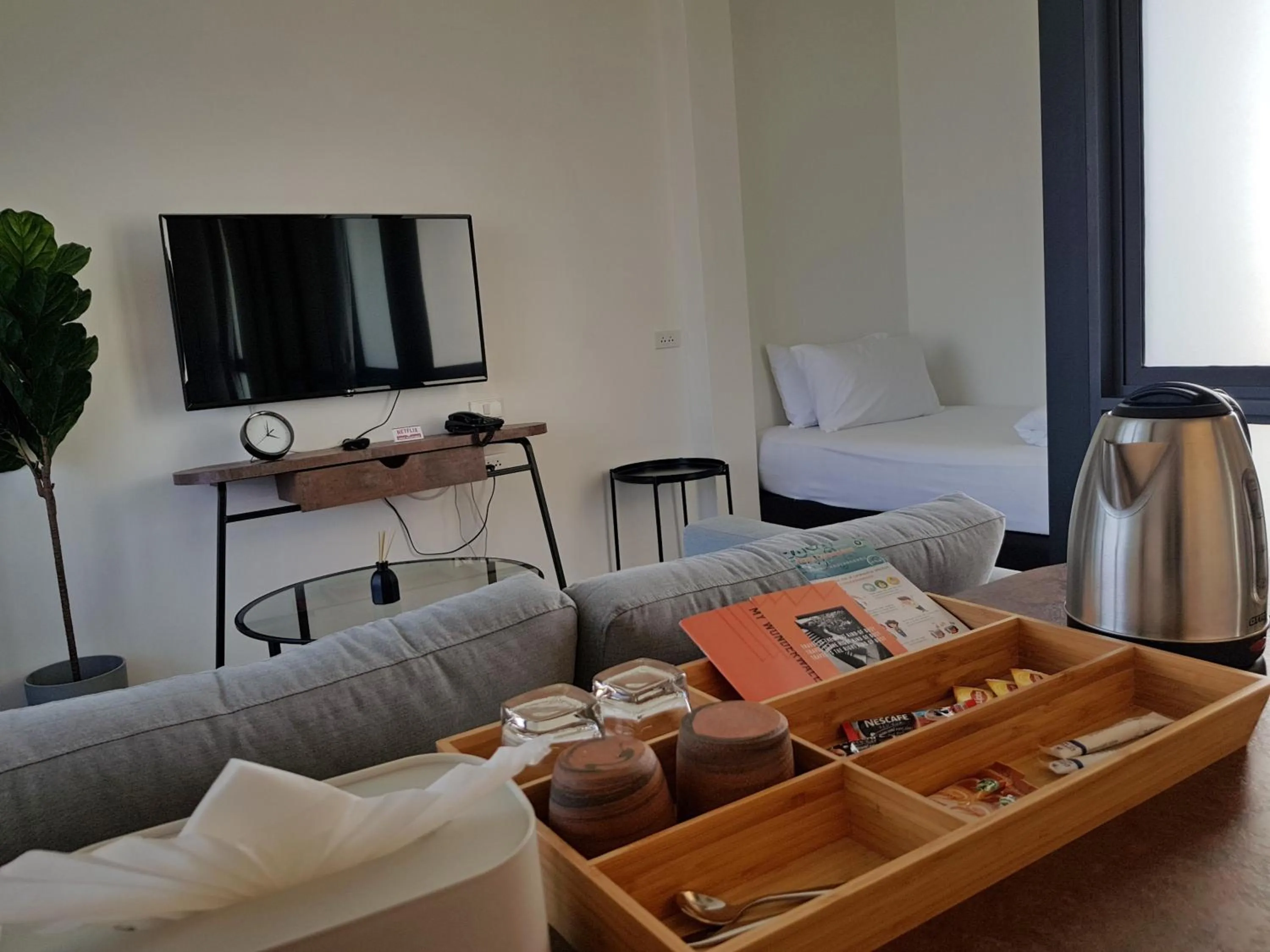 Bedroom in Wonderwall Hotel