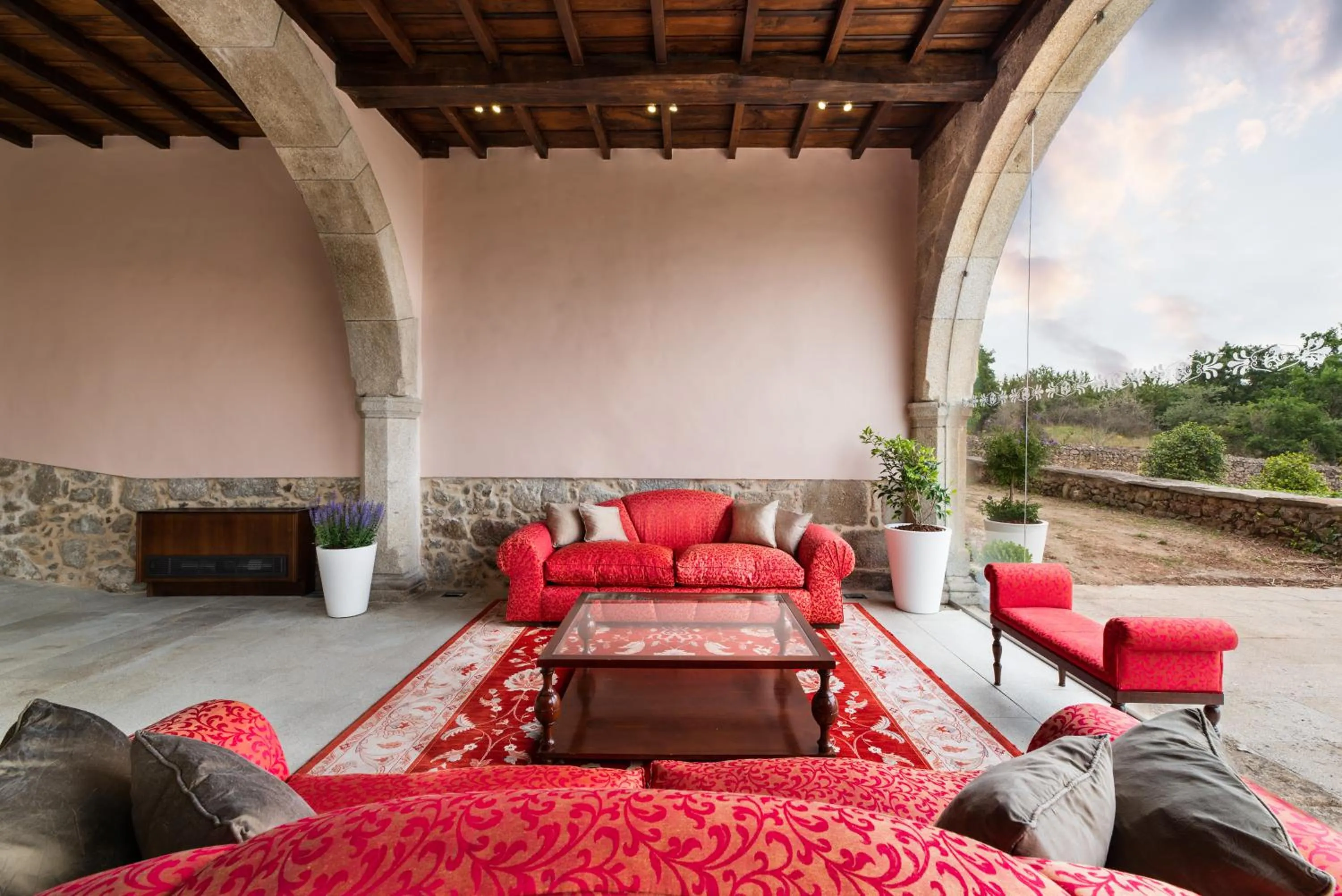 Living room in Áurea Palacio de Sober by Eurostars Hotel Company