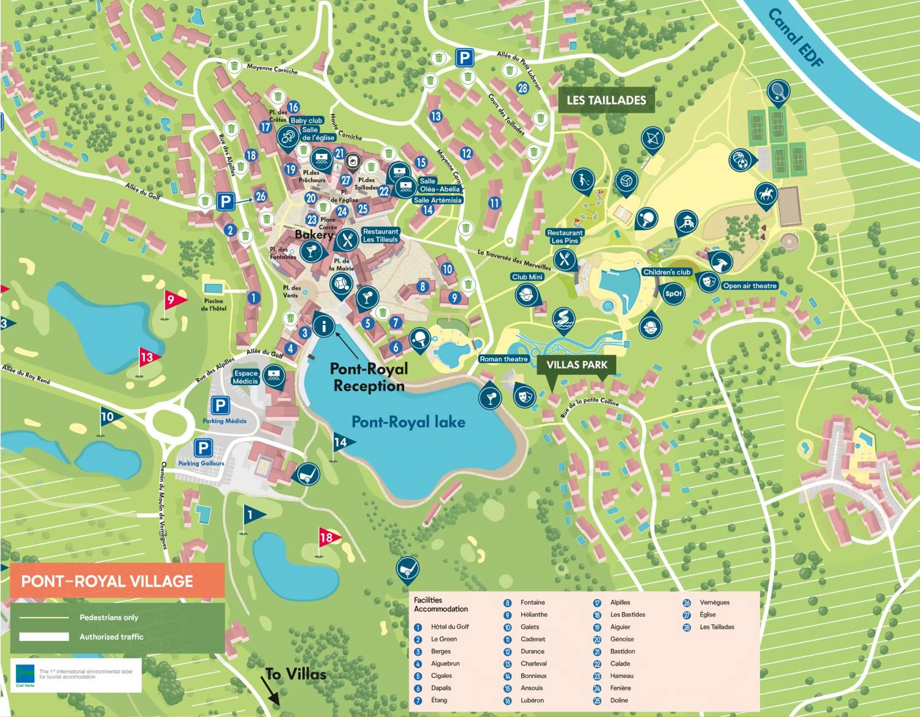 Bird's eye view in Village Pierre & Vacances Pont Royal en Provence