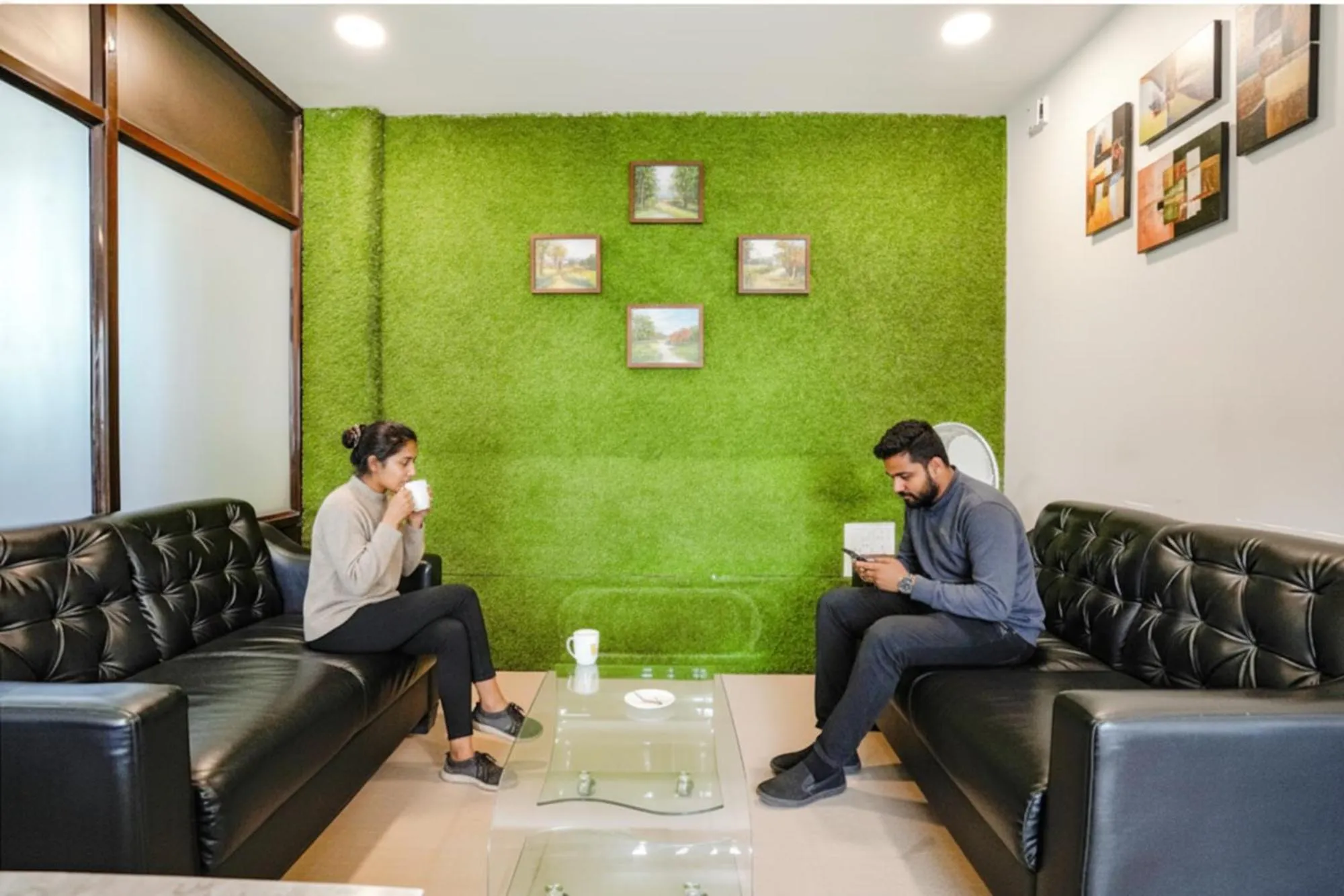 Seating area in FabHotel 24 Baner - Nr MCF Camp