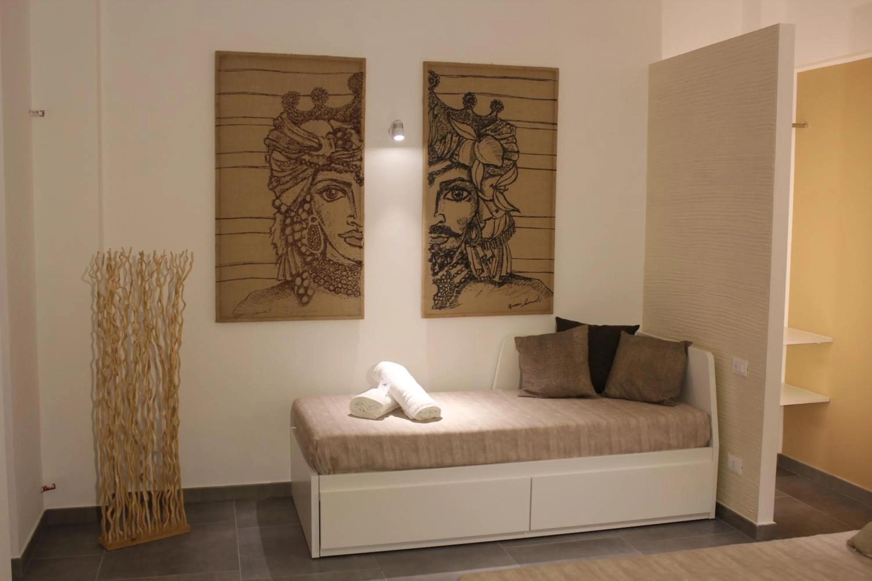 Bed in LA FINESTRA SUL PORTO