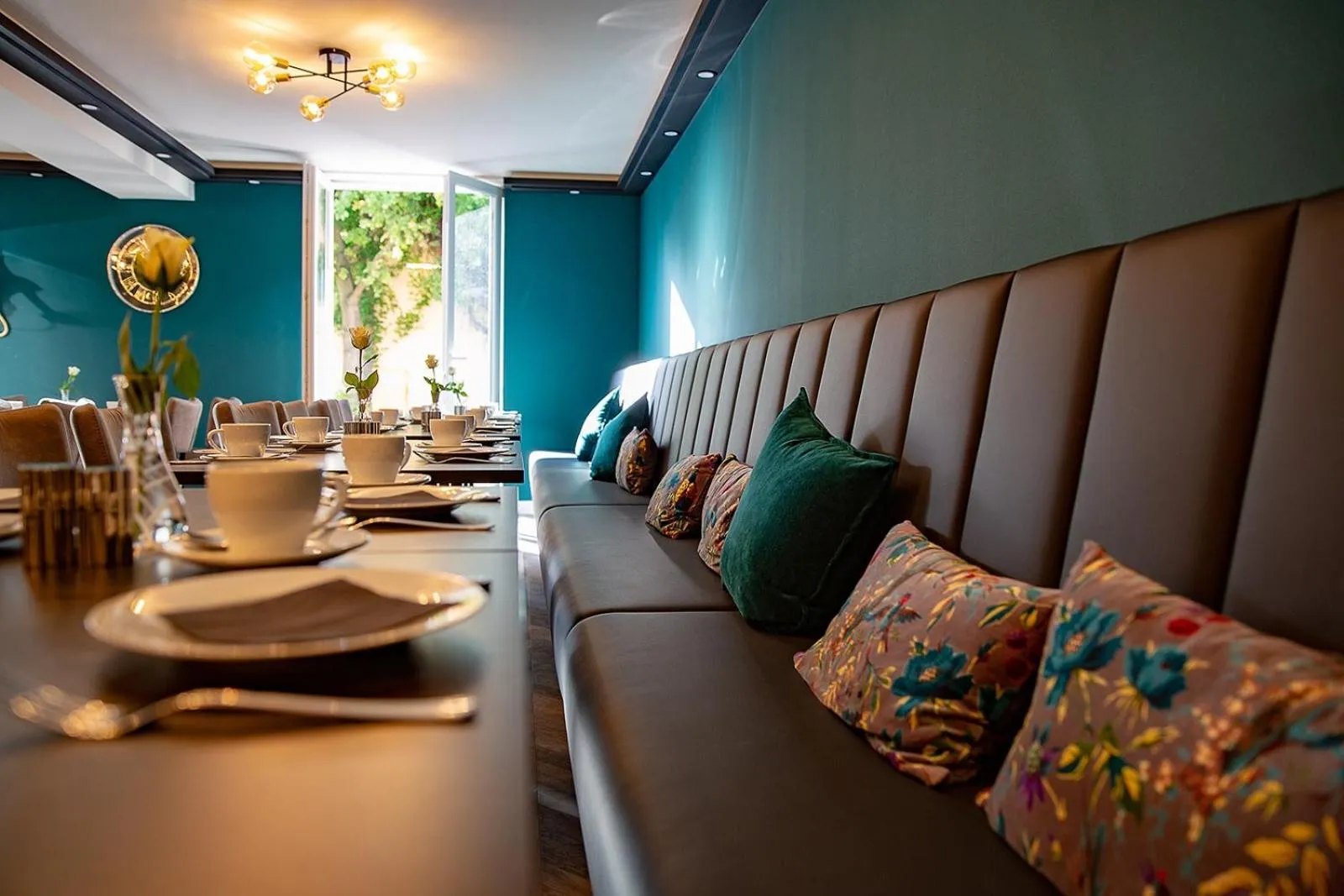 Dining area in Hotel Zuckerfabrik