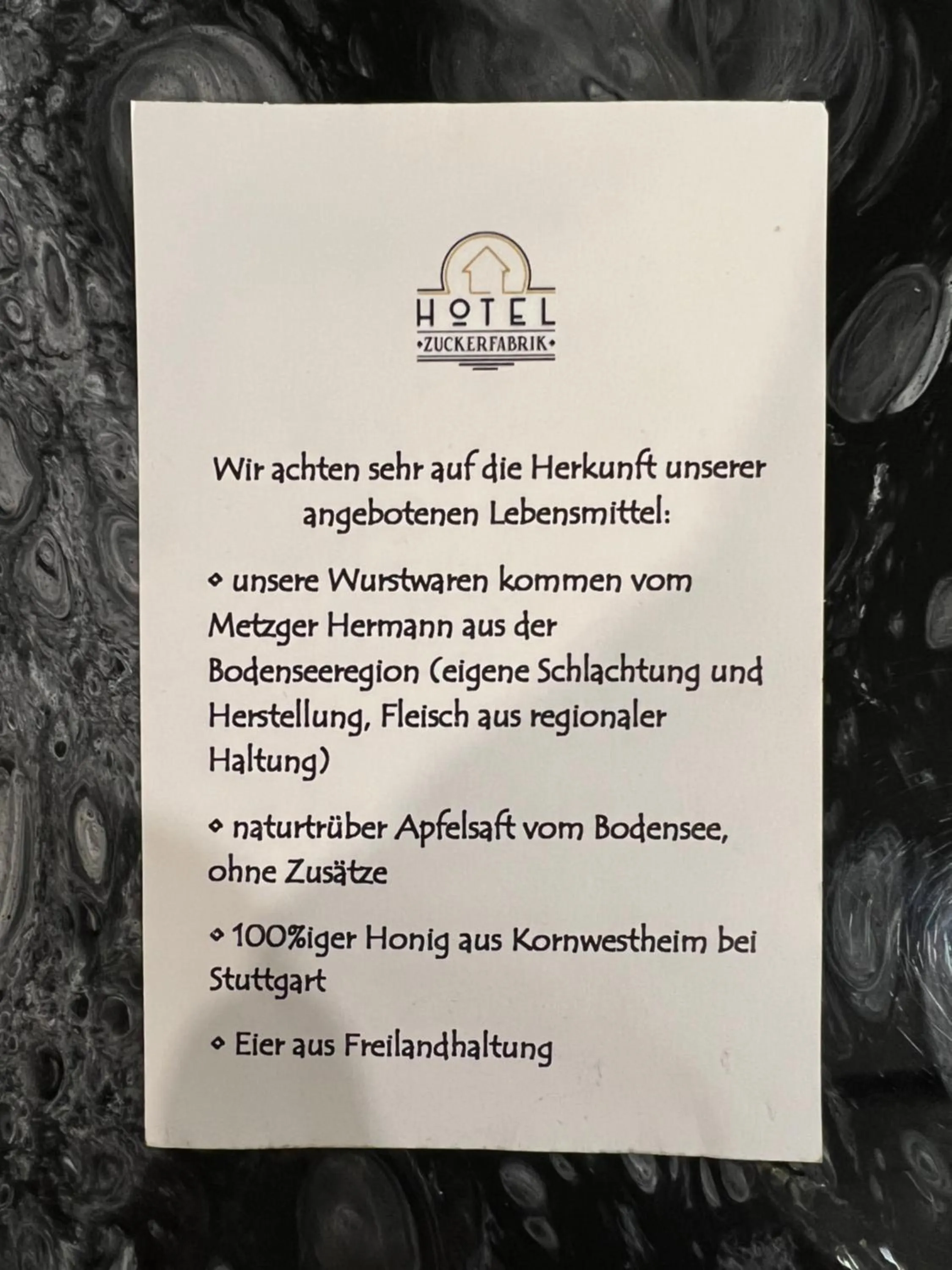 Buffet breakfast in Hotel Zuckerfabrik