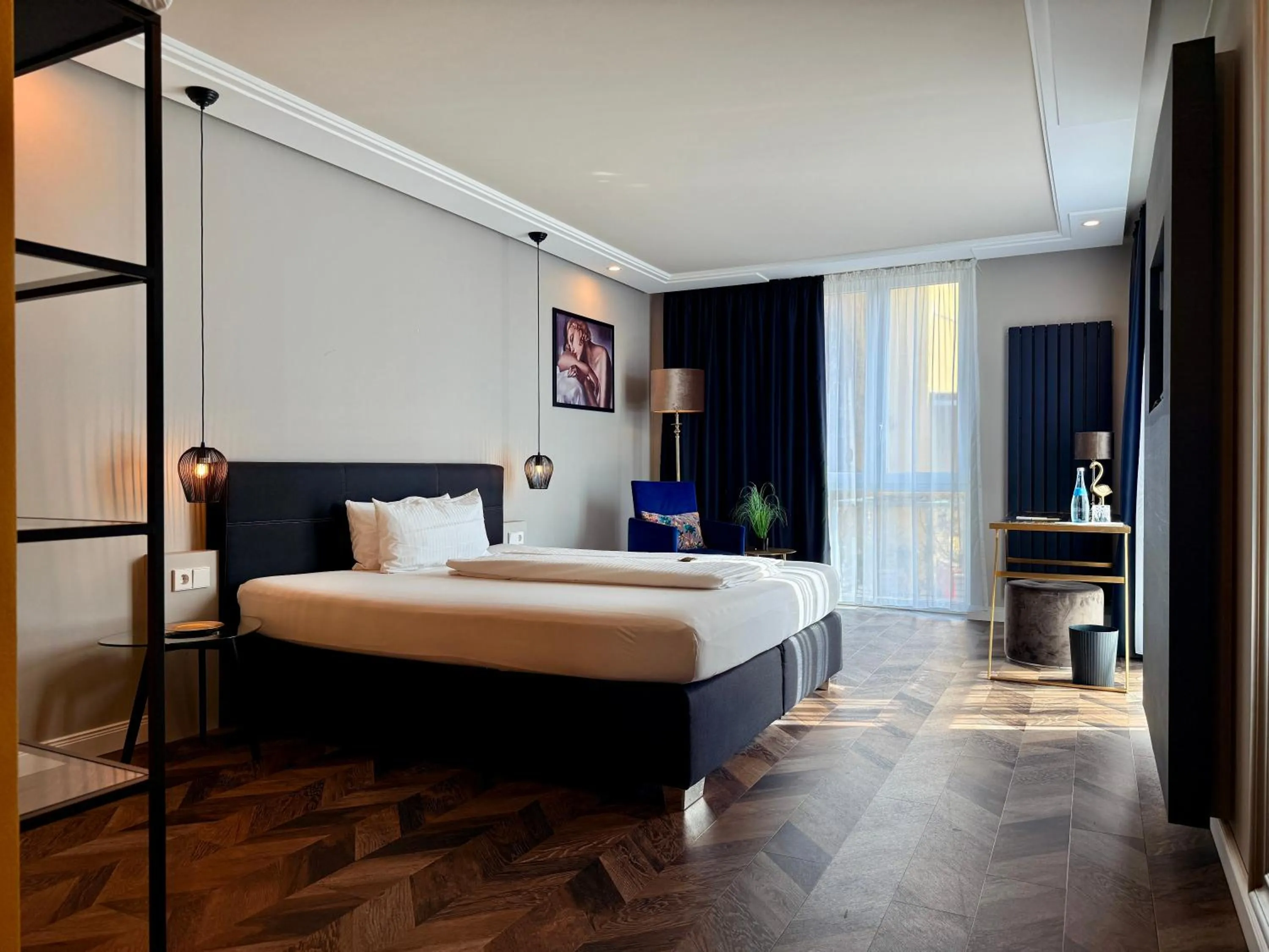 Bed in Boutique Hotel Zuckerfabrik Stuttgart