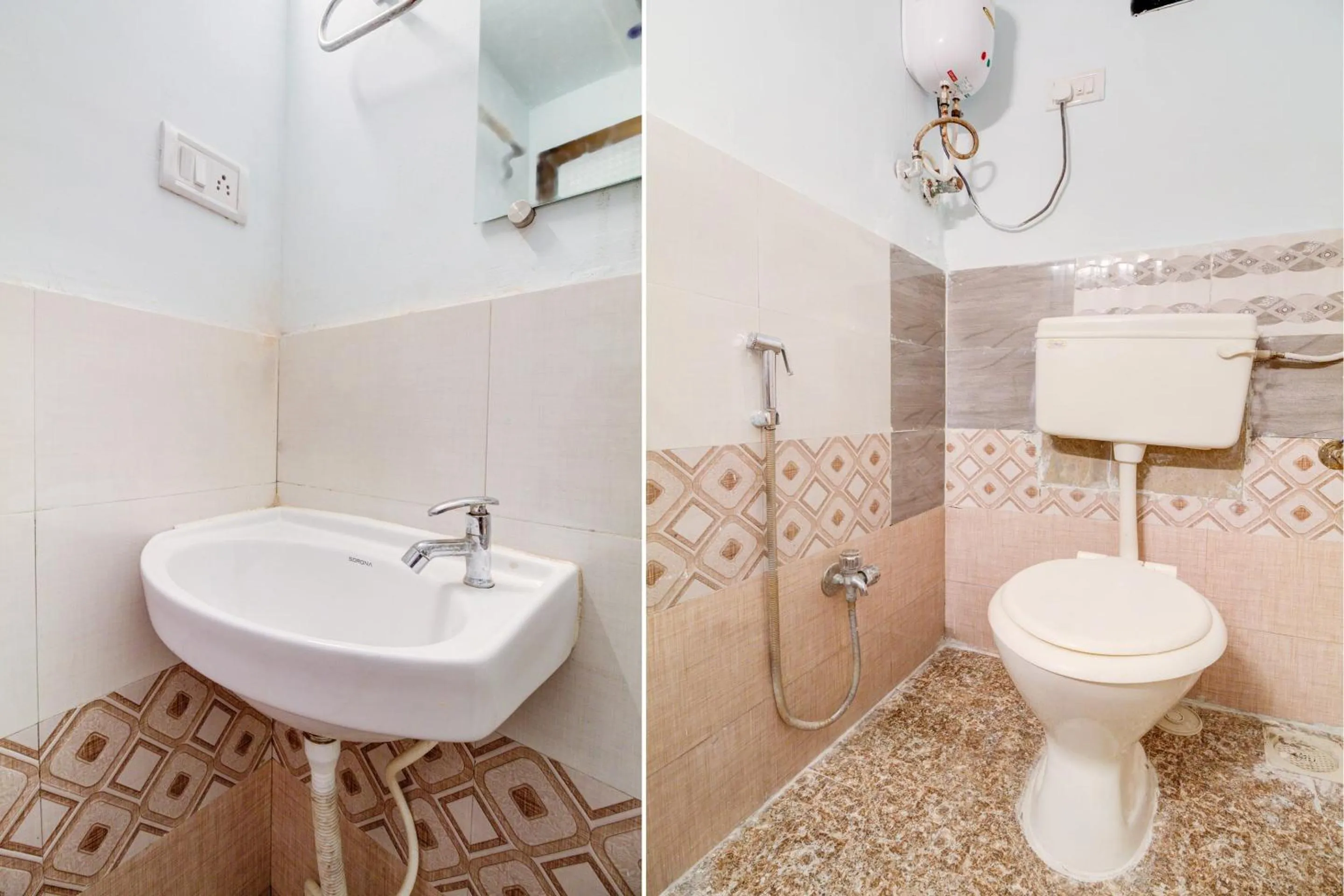 Bathroom in Super Hotel O Anjali Hotel