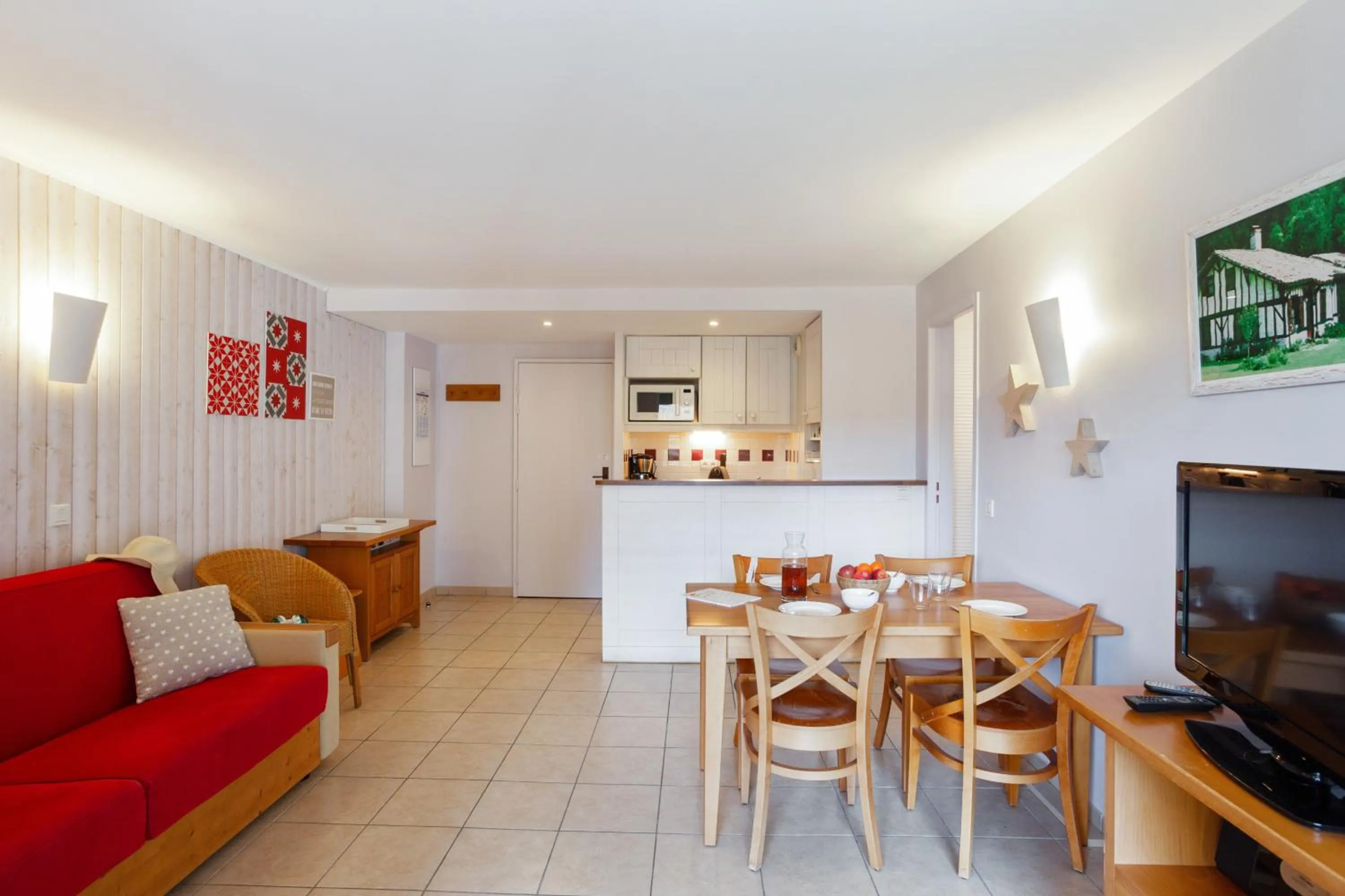 Communal lounge/ TV room in Village Pierre & Vacances Moliets