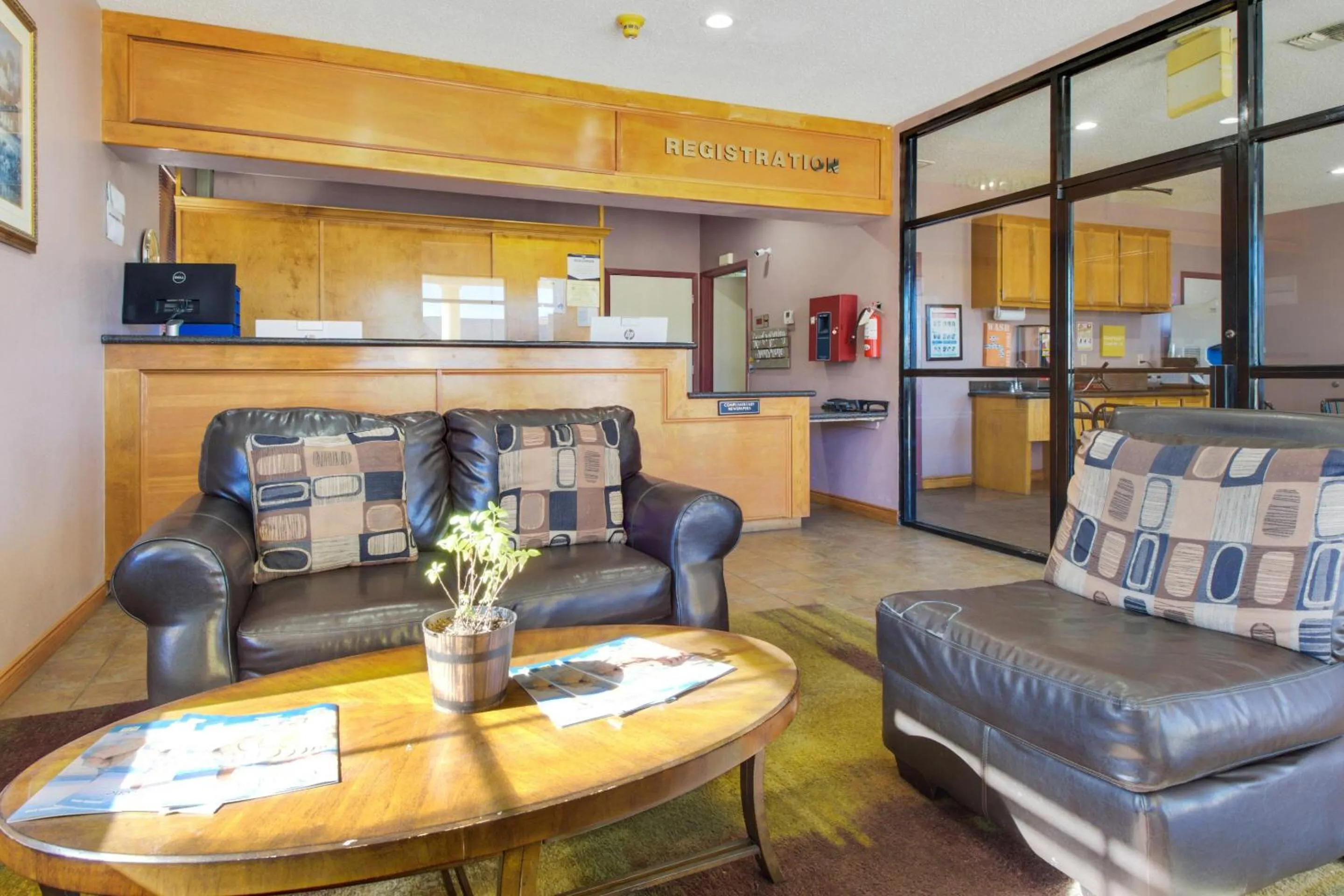 Lobby or reception in OYO Hotel Ingleside TX