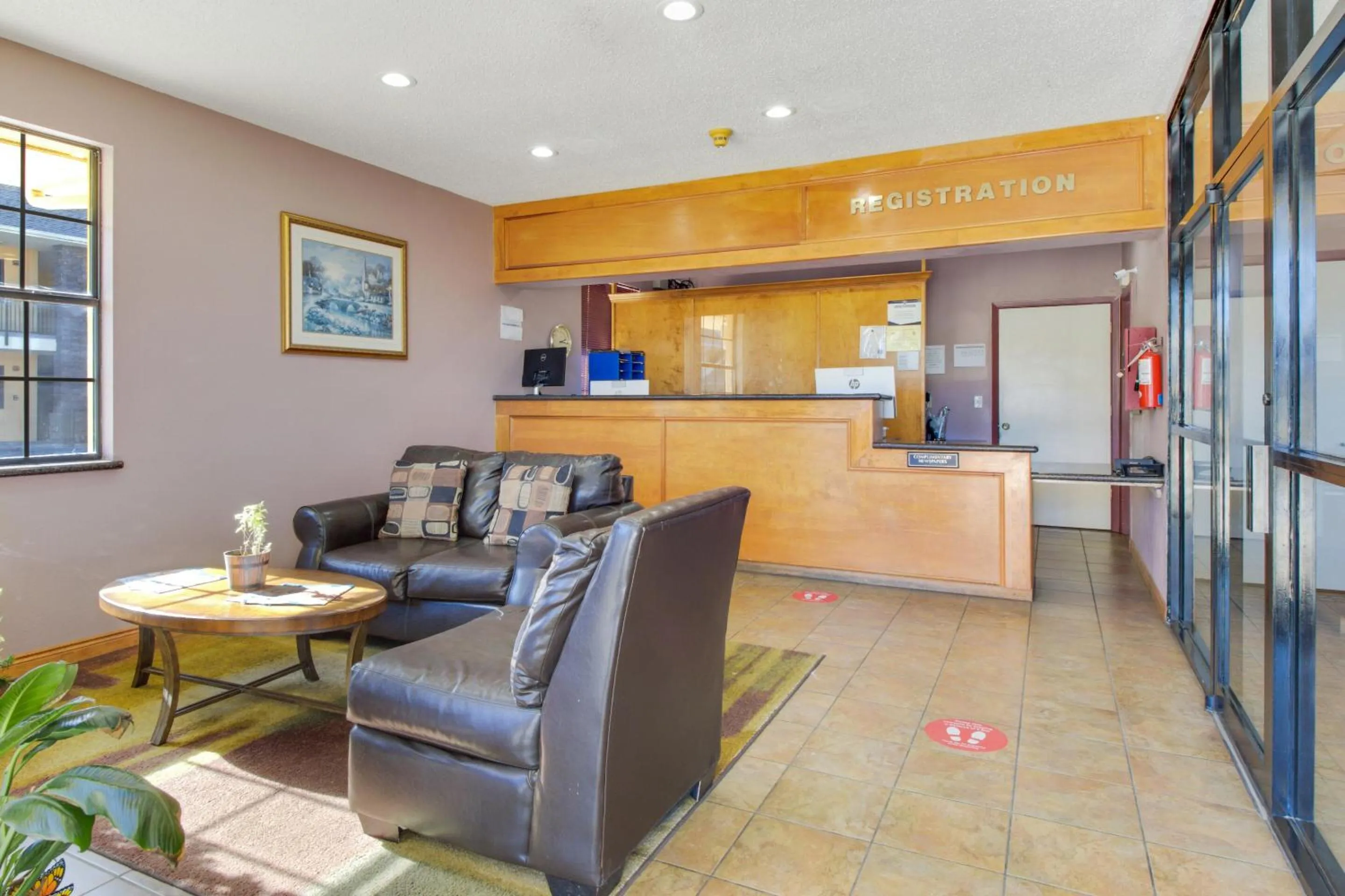 Lobby or reception in OYO Hotel Ingleside TX