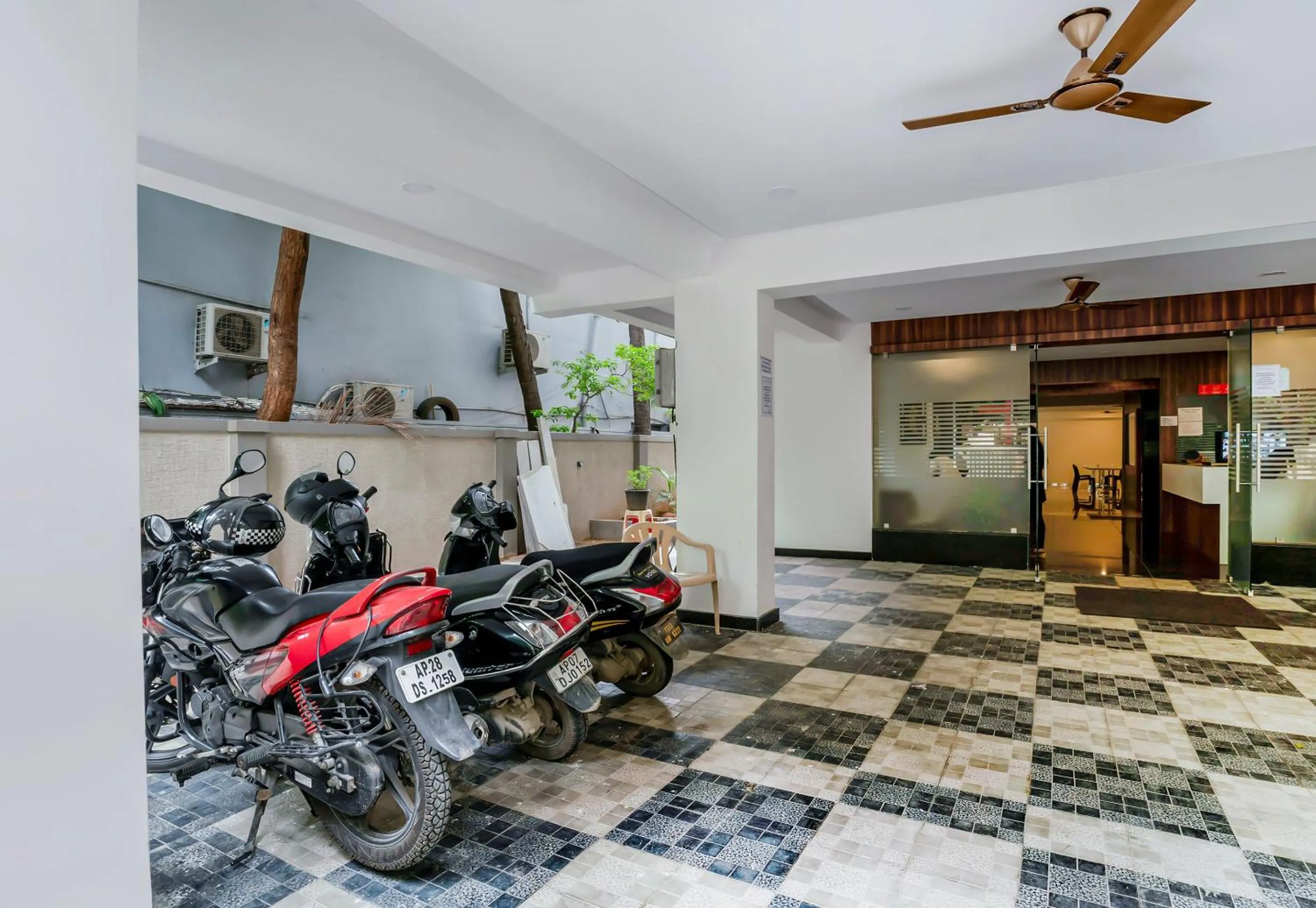 On site in Super Hotel O Gokul Grand Near SR Nagar Police Station