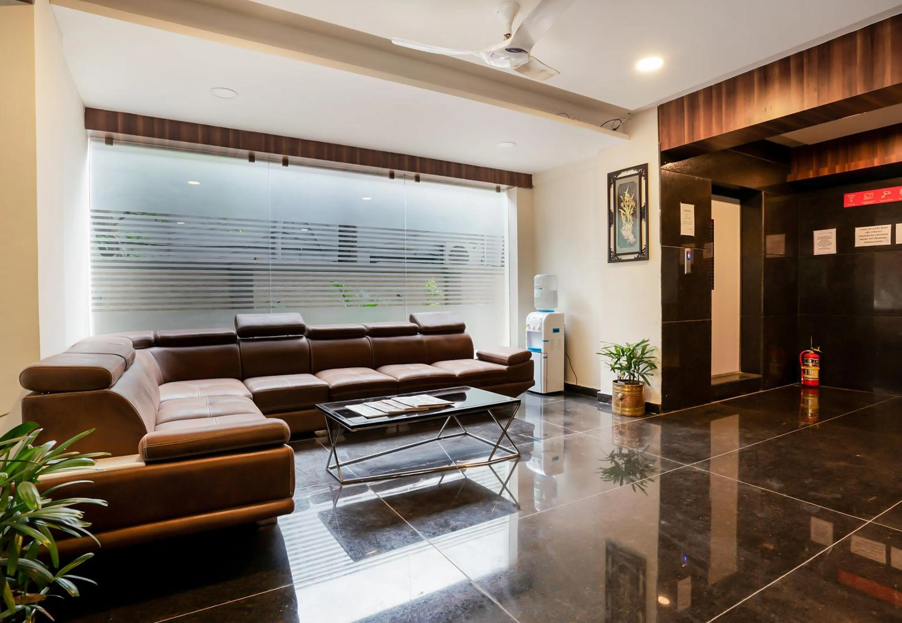 Lobby or reception in Super Hotel O Gokul Grand Near SR Nagar Police Station