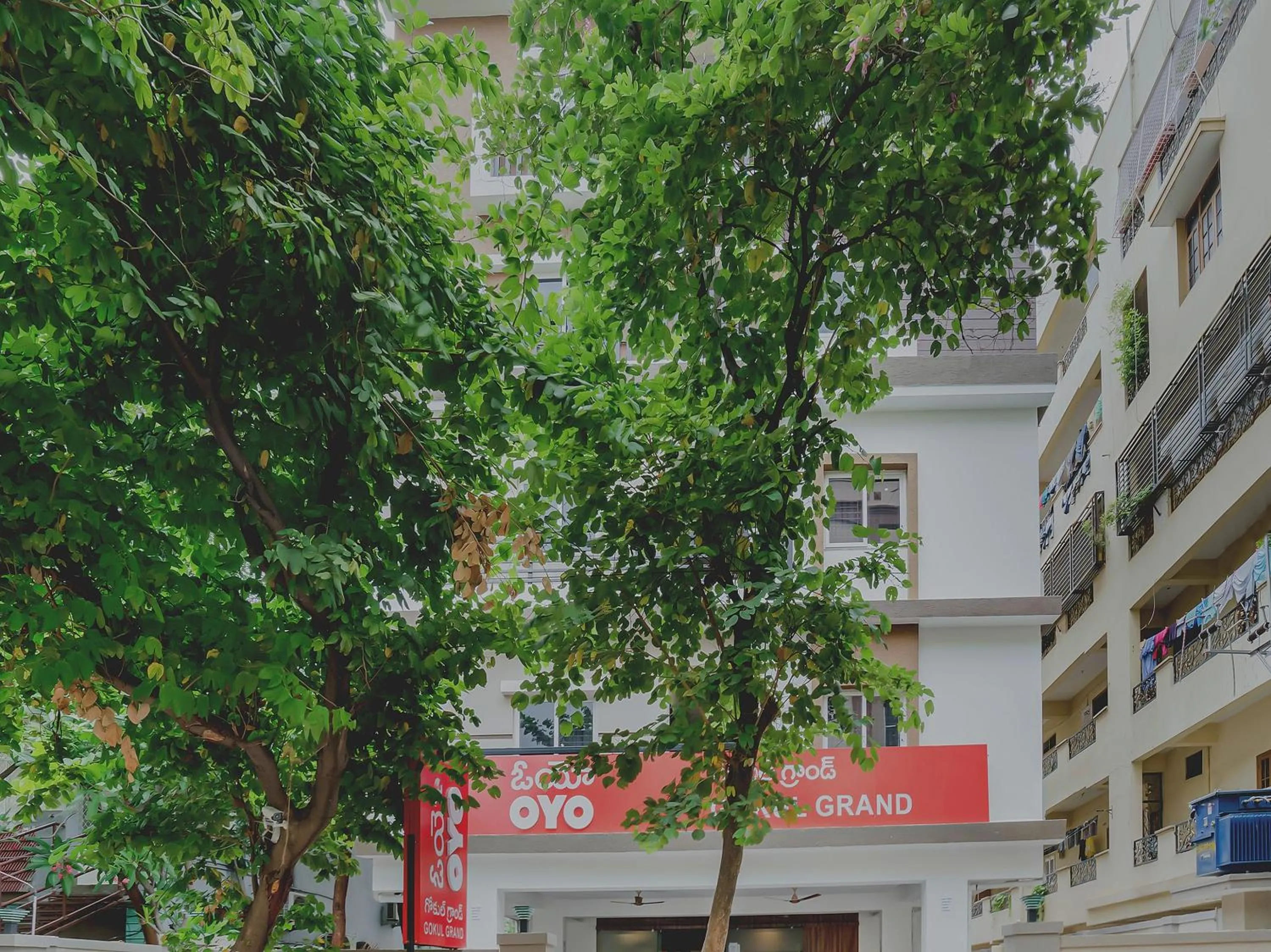 Facade/entrance in Super Hotel O Gokul Grand Near SR Nagar Police Station