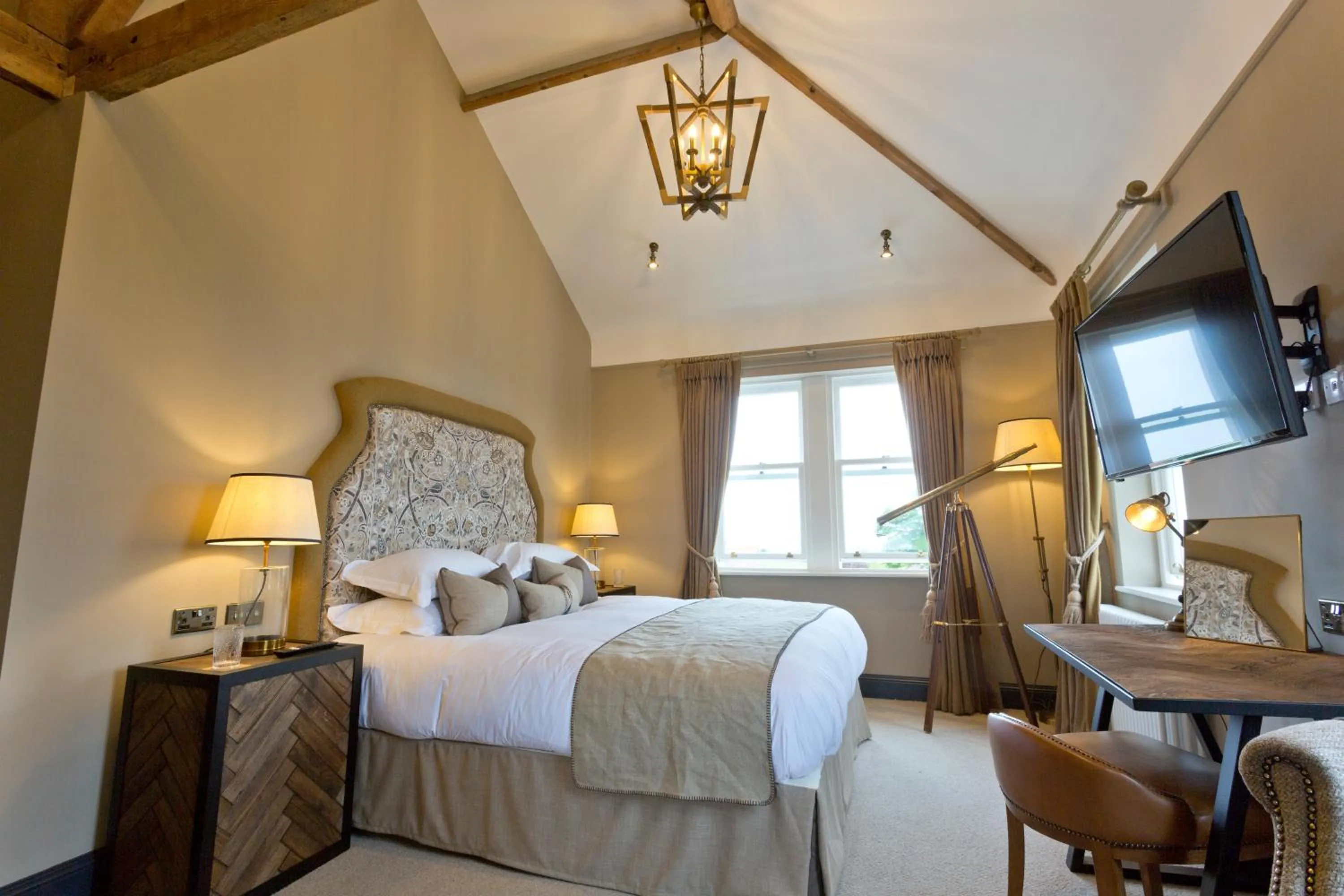 Photo of the whole room, Bed in Beadnell Towers Hotel