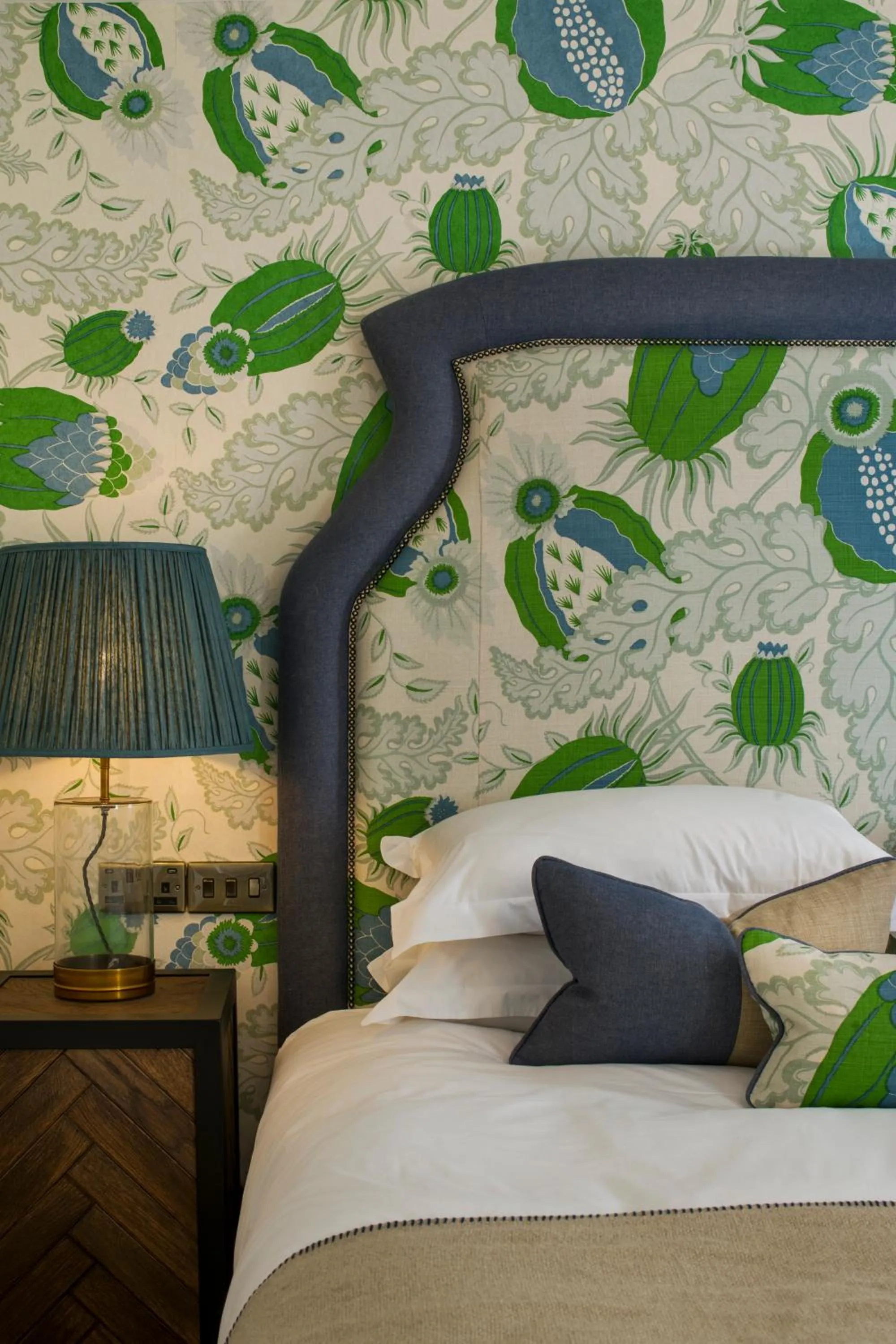 Bed in Beadnell Towers Hotel