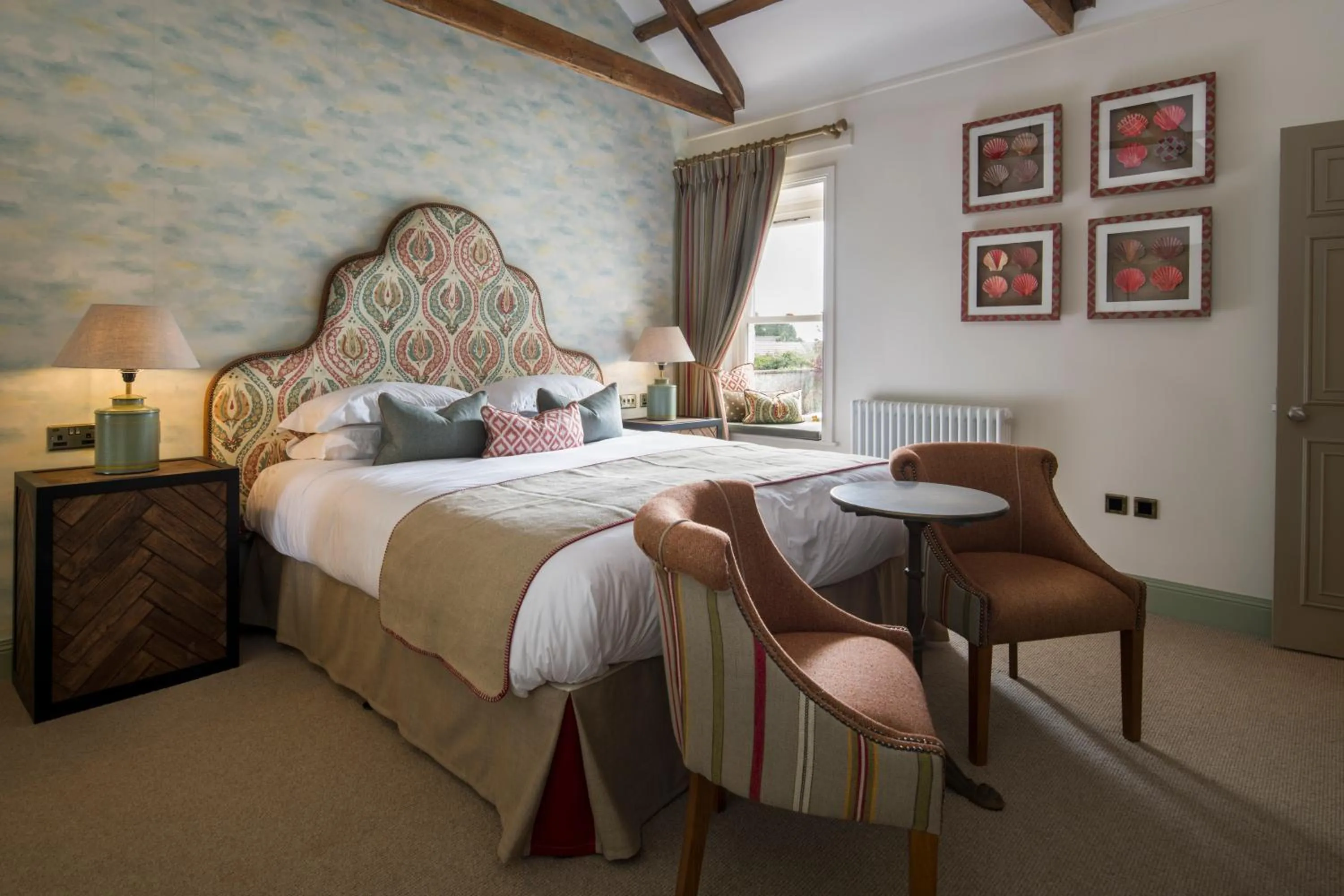 Photo of the whole room, Bed in Beadnell Towers Hotel
