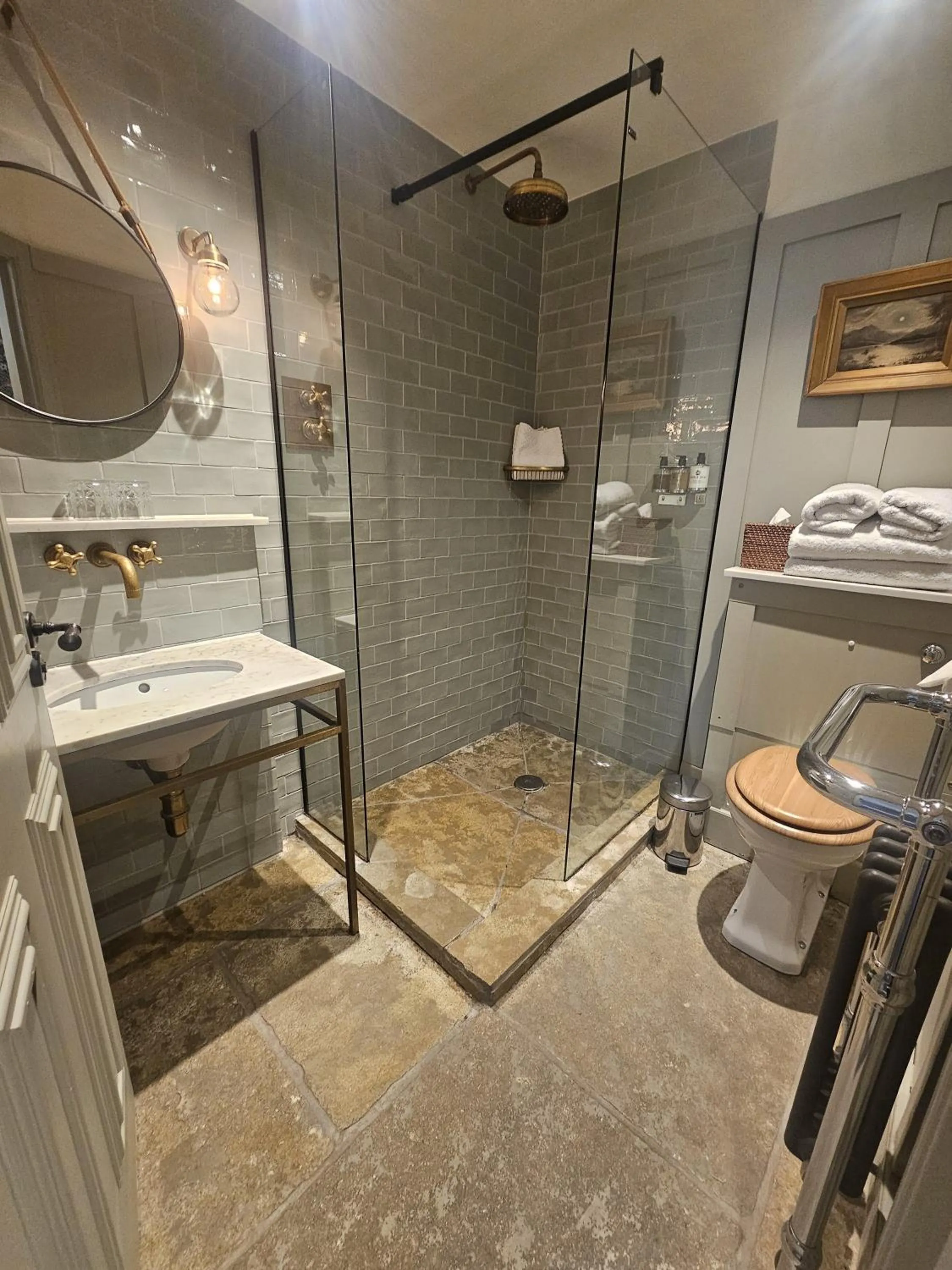 Bathroom in Beadnell Towers Hotel