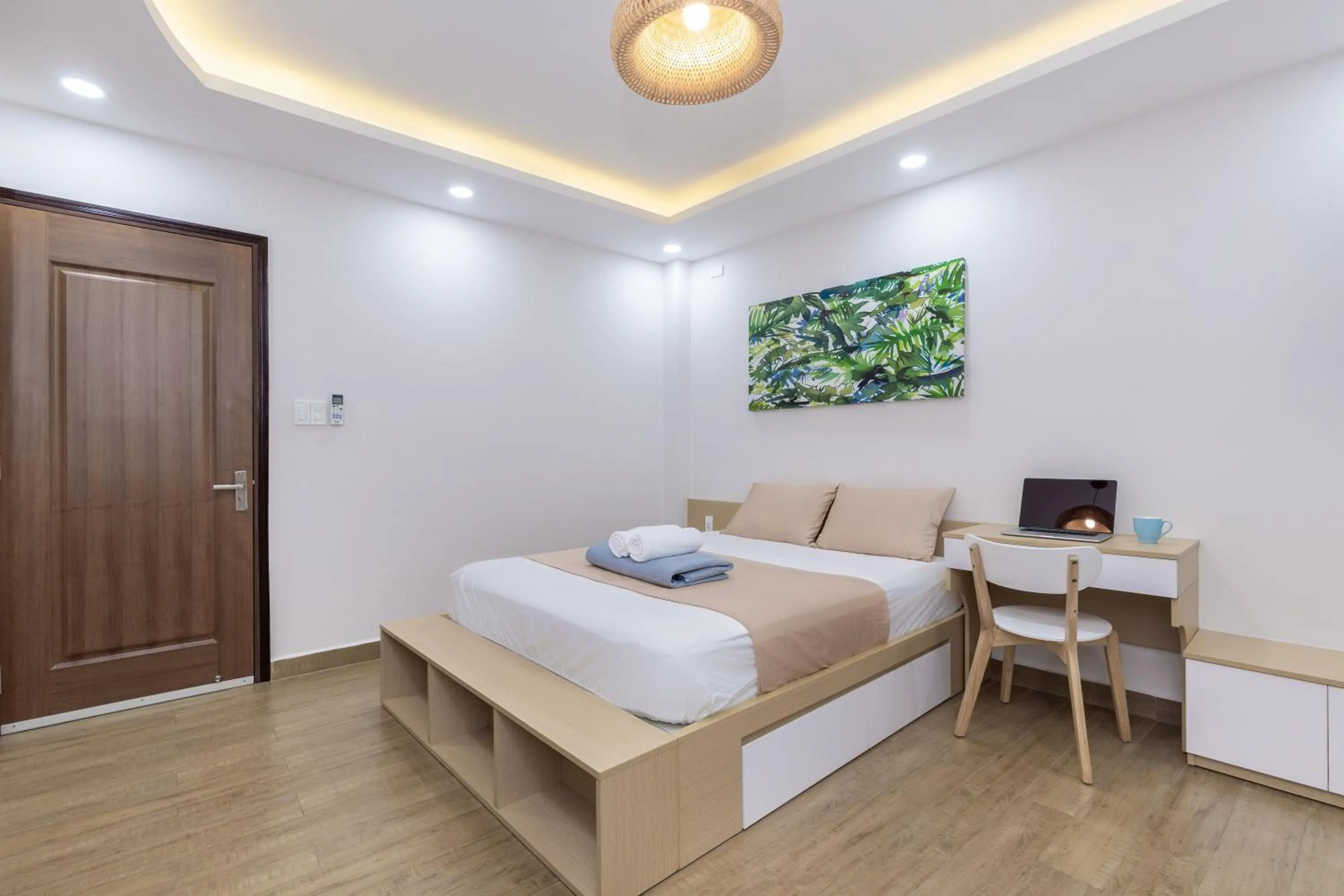 Photo of the whole room, Bed in Cozrum Homes - Yoga Corner