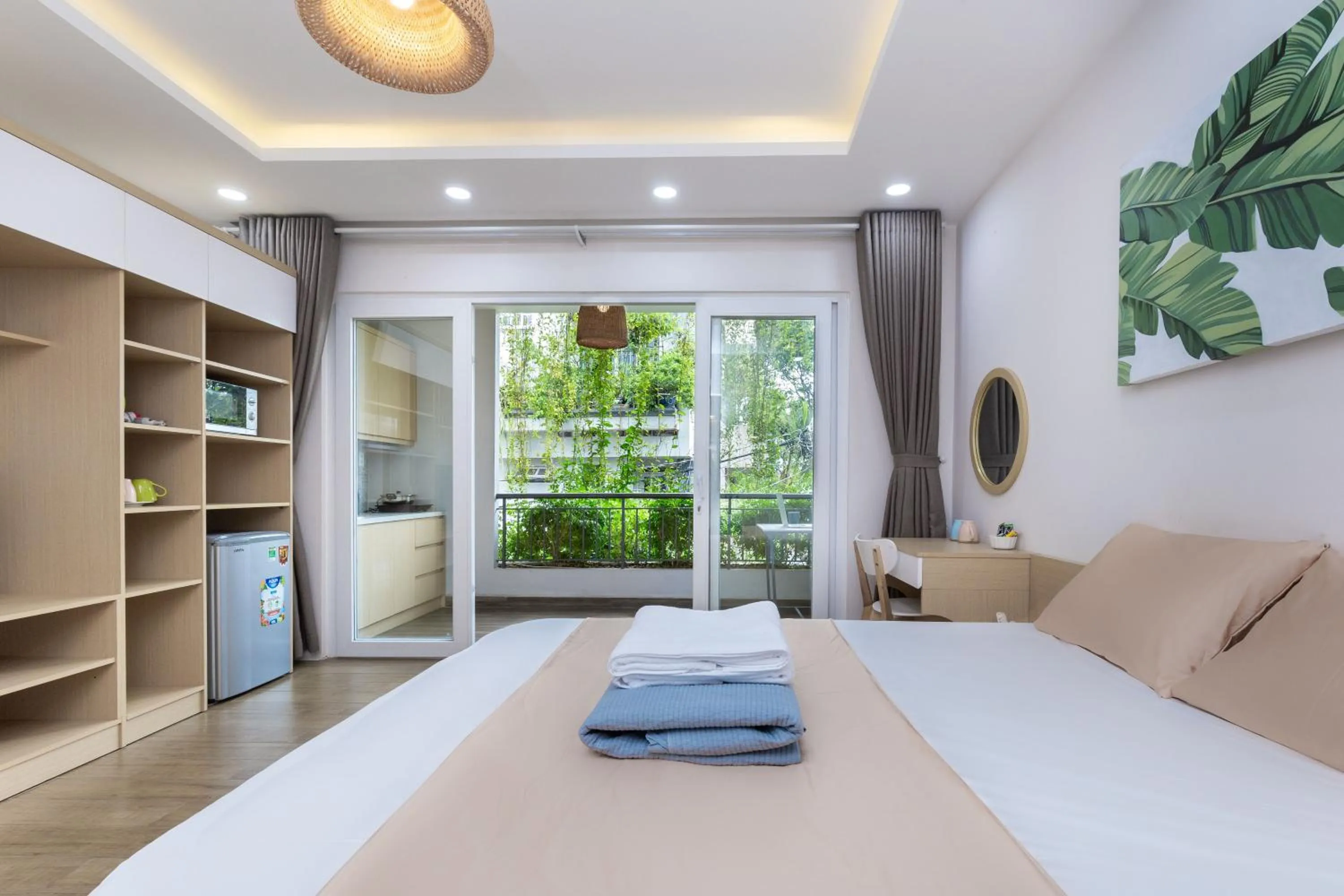 Photo of the whole room, Bed in Cozrum Homes - Yoga Corner