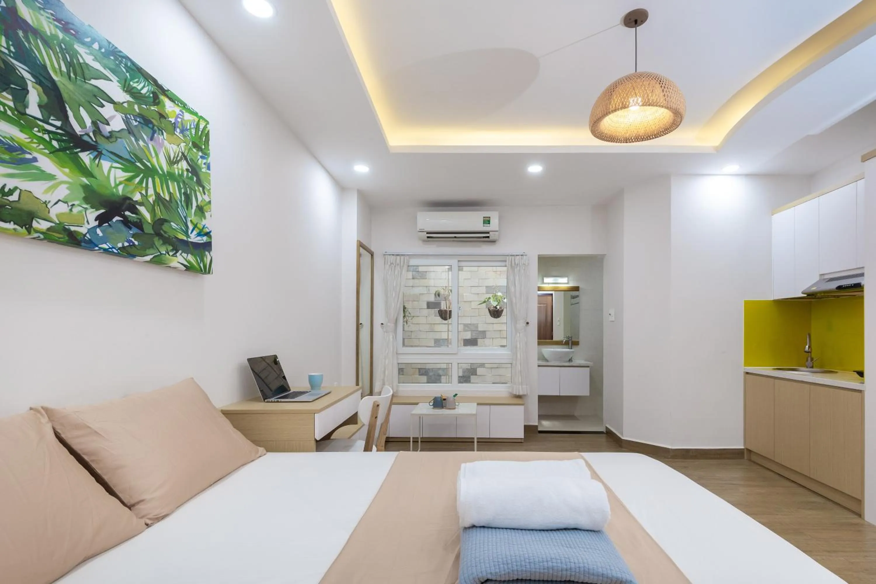 Photo of the whole room, Bed in Cozrum Homes - Yoga Corner