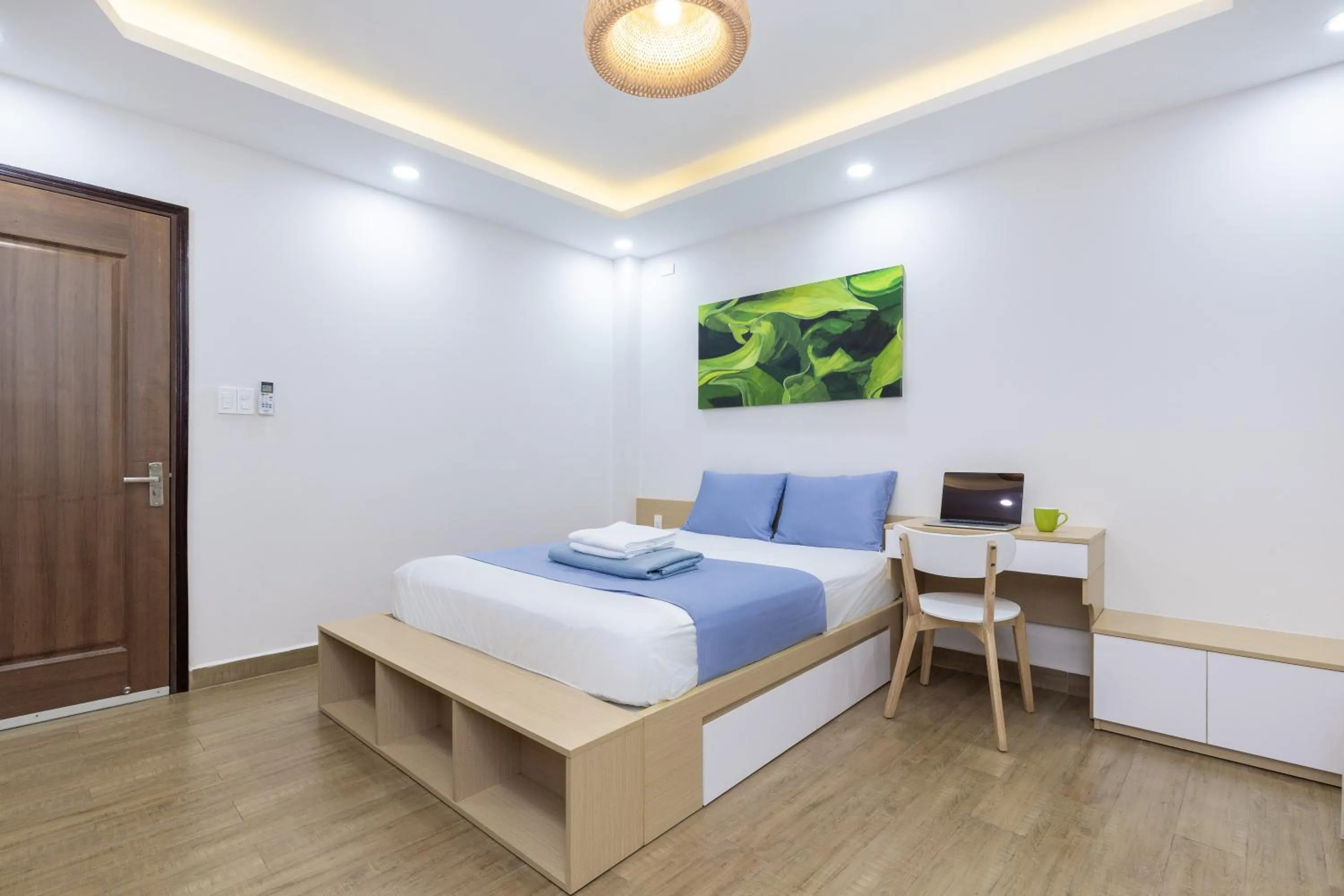 Photo of the whole room, Bed in Cozrum Homes - Yoga Corner