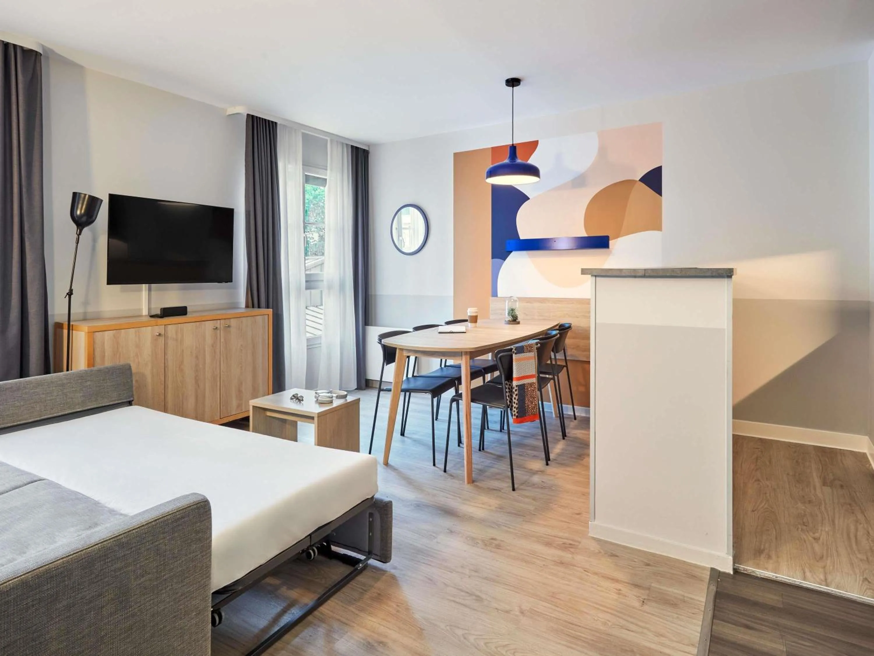 Bedroom in Aparthotel Adagio Val d'Europe près de Disneyland Paris