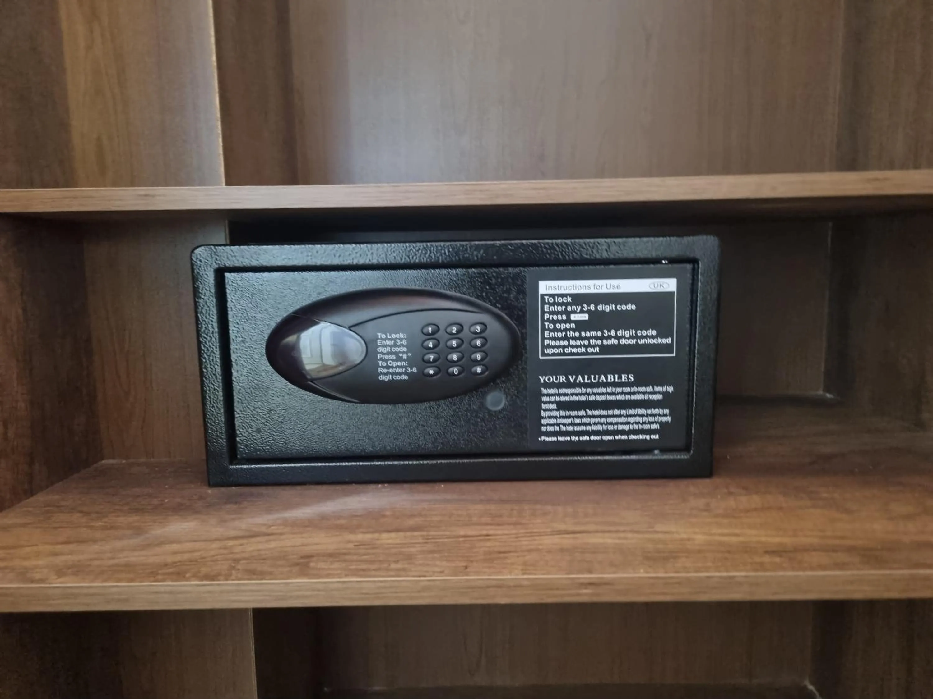 safe in HOTEL VILA TWIX