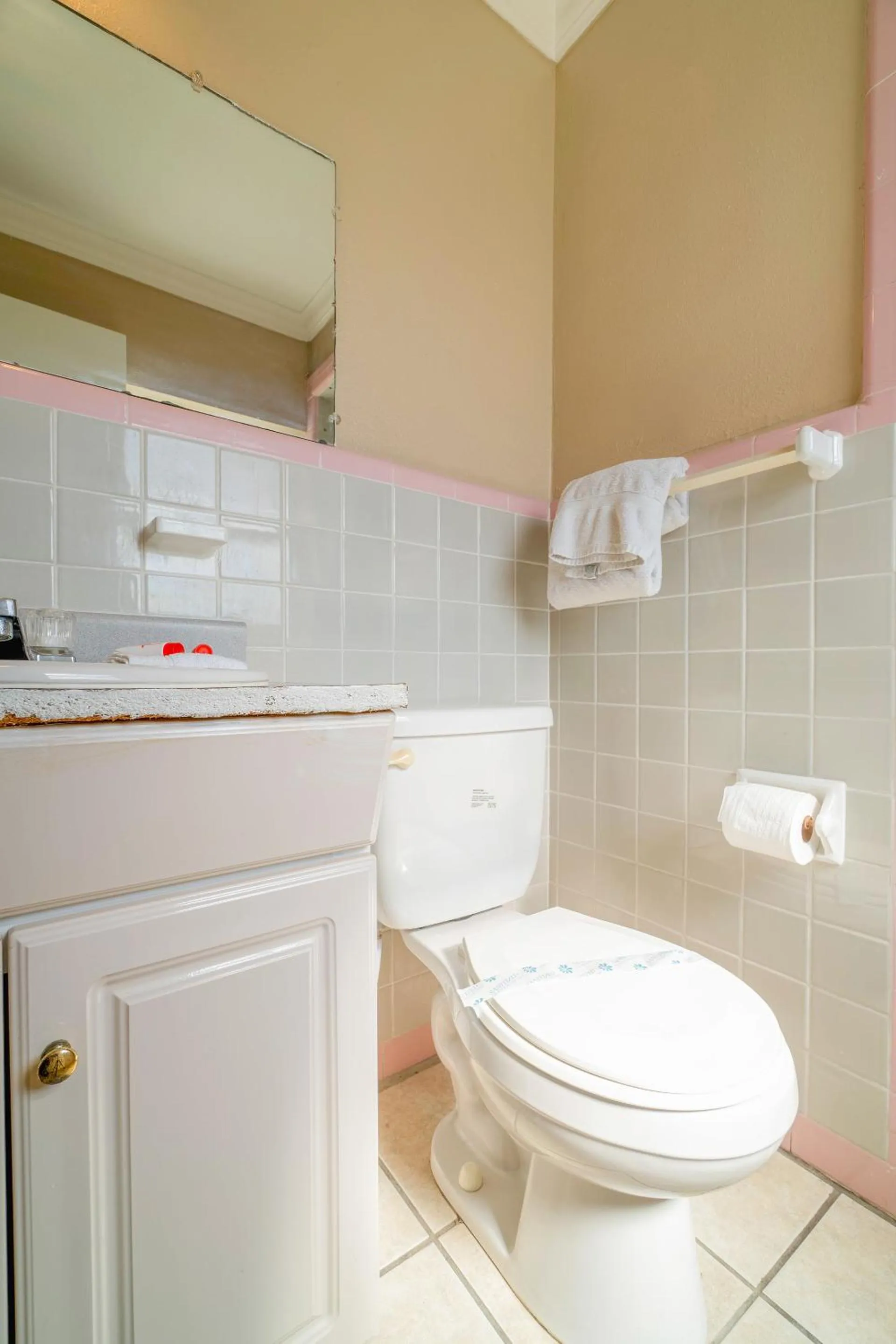 Bathroom in Capital O Hotel Beeville -US 181