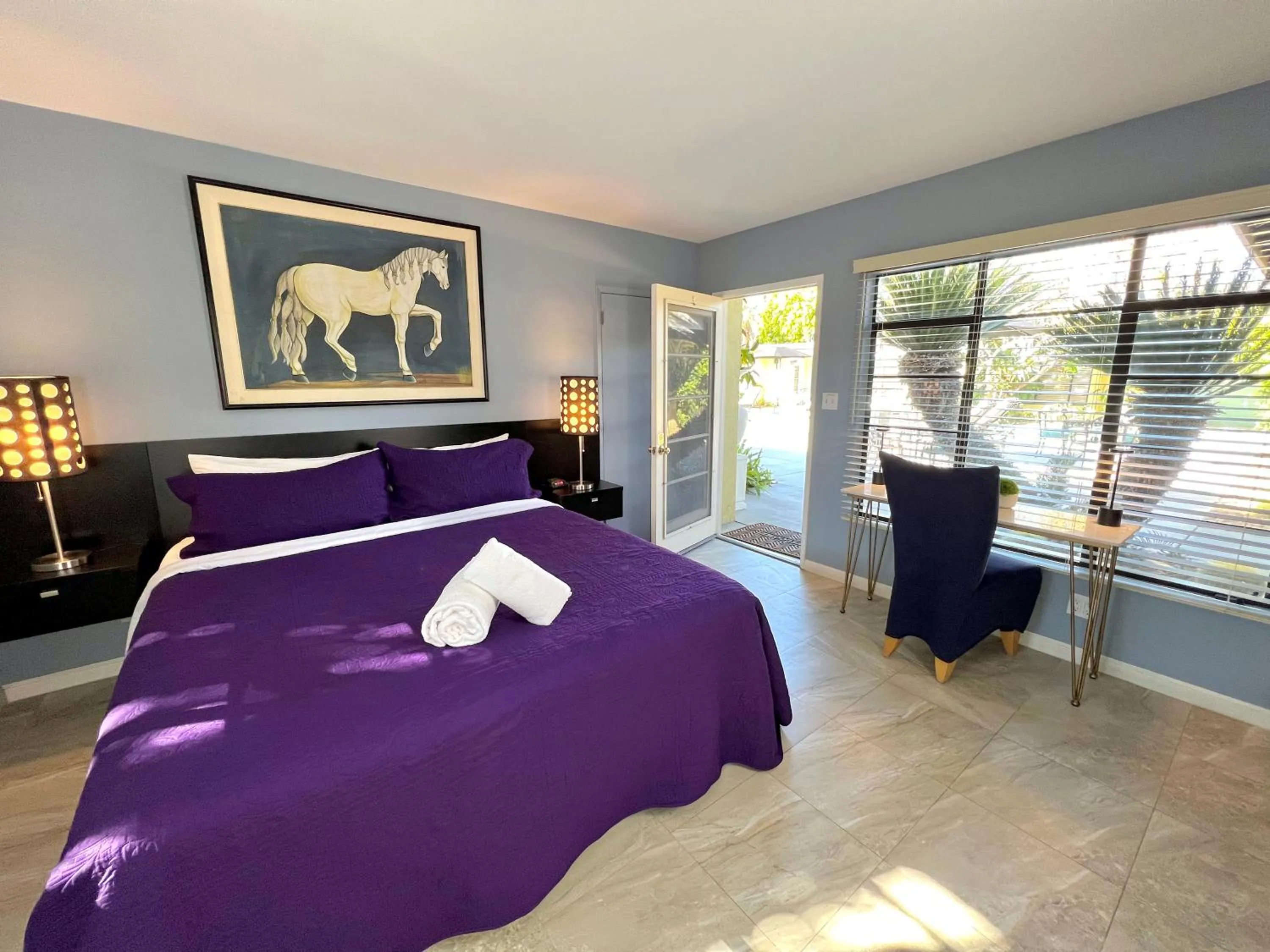 Bed in Vista Grande Resort - A Gay Men's Resort