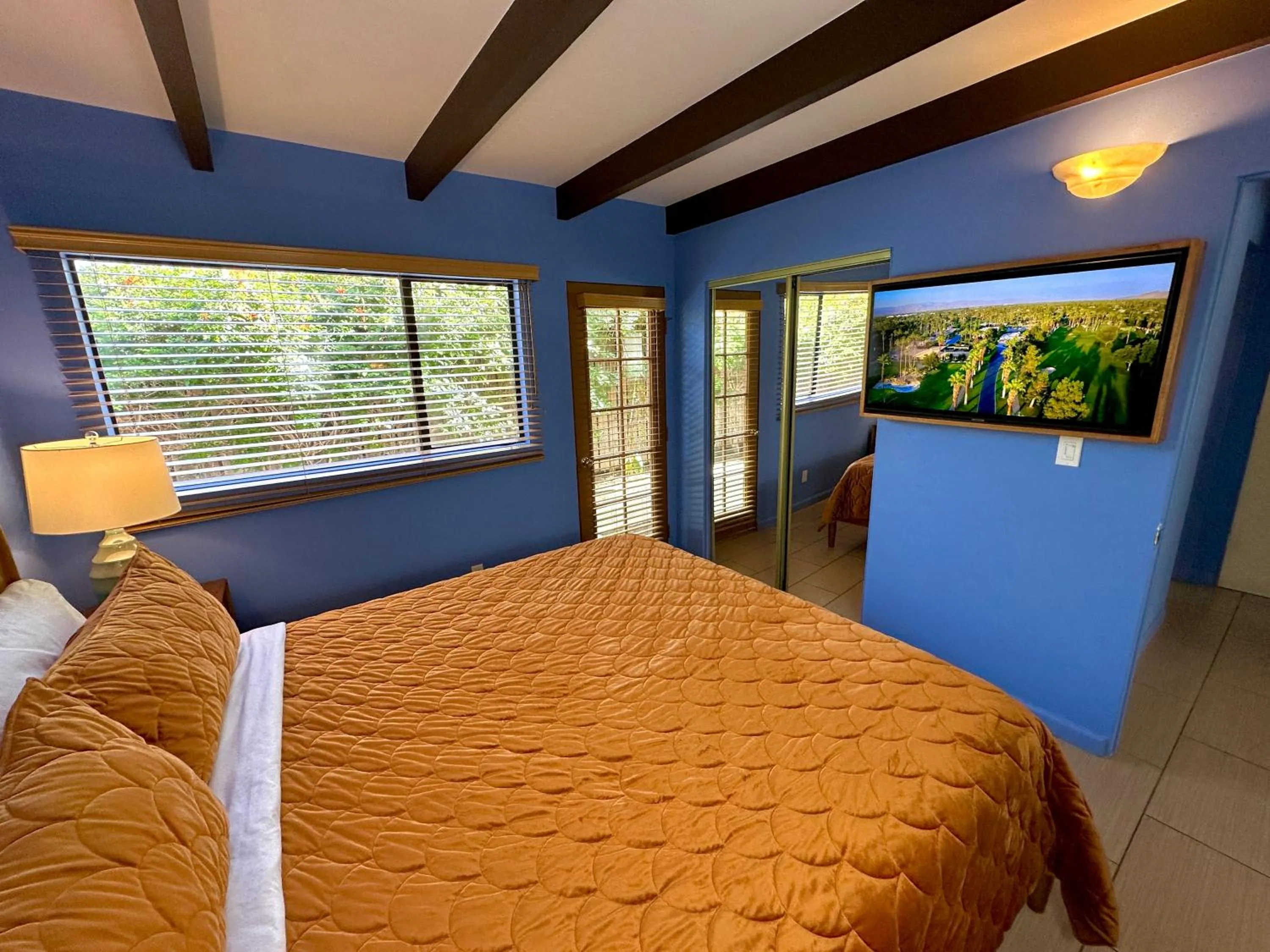 Bed in Vista Grande Resort - A Gay Men's Resort