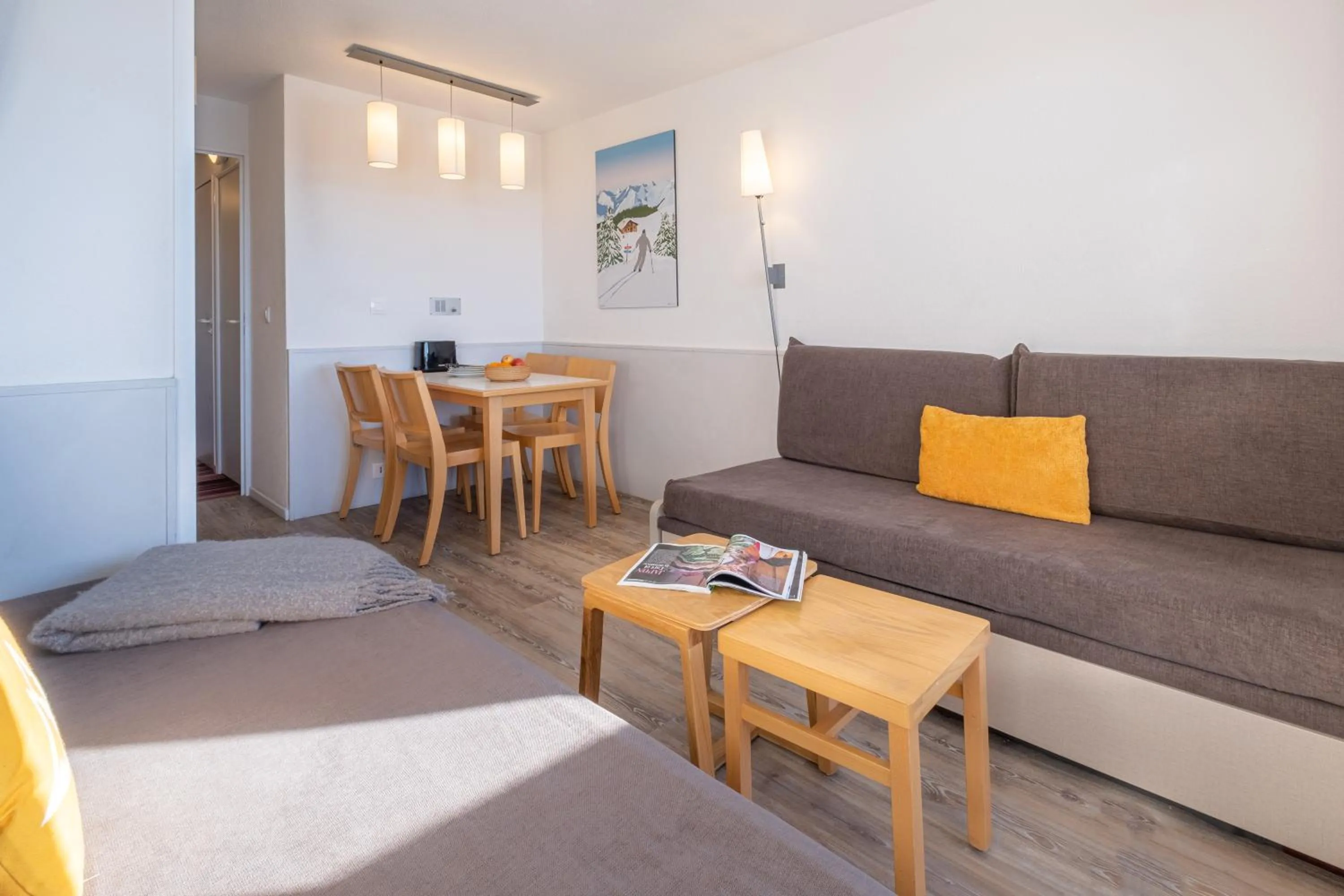 Living room in Résidence Pierre & Vacances Saskia Falaise