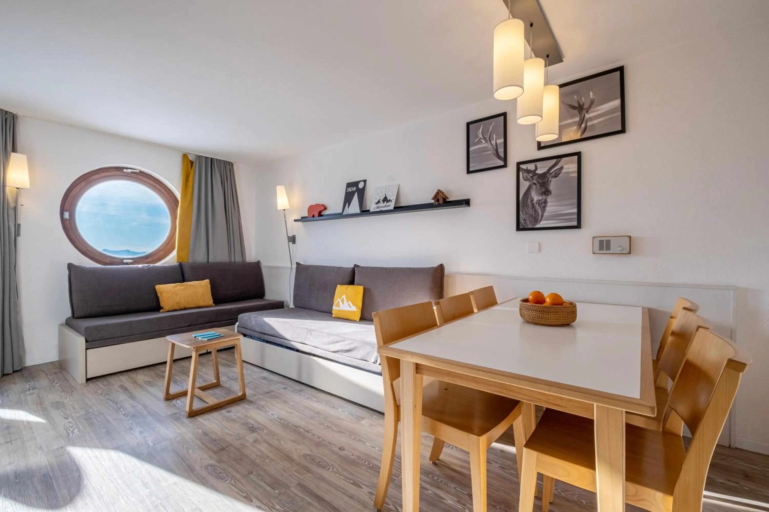 Living room in Résidence Pierre & Vacances Saskia Falaise