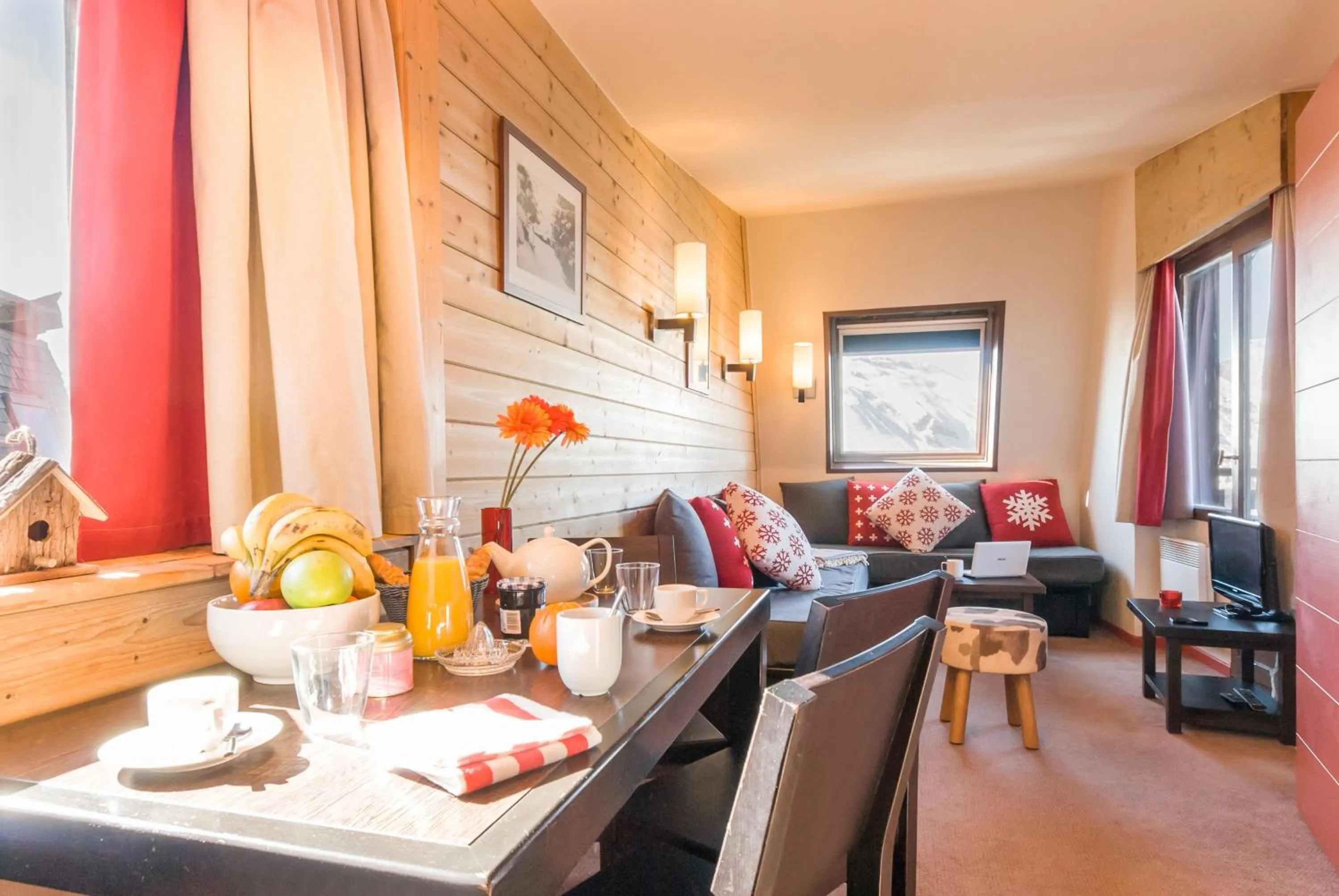 Living room in Résidence Pierre & Vacances Saskia Falaise