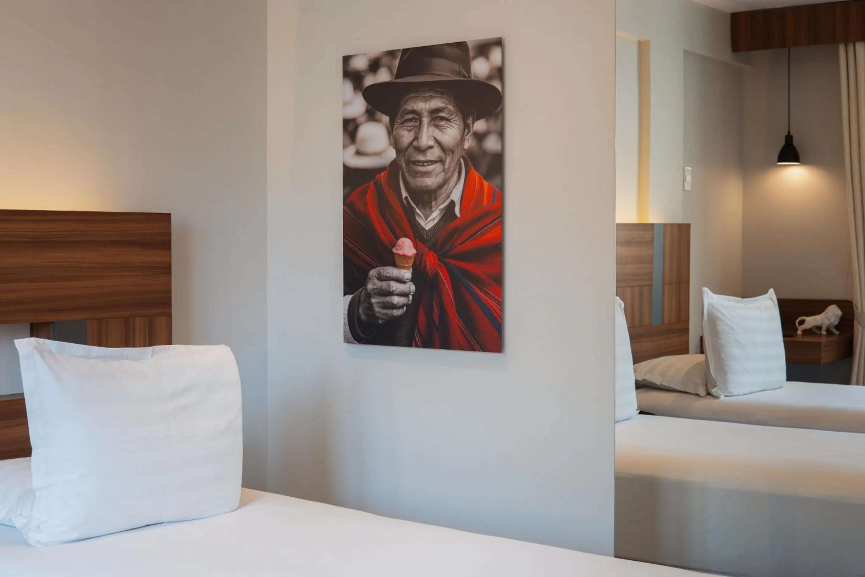 Decorative detail, Bed in DREAM By Stannum Hotel