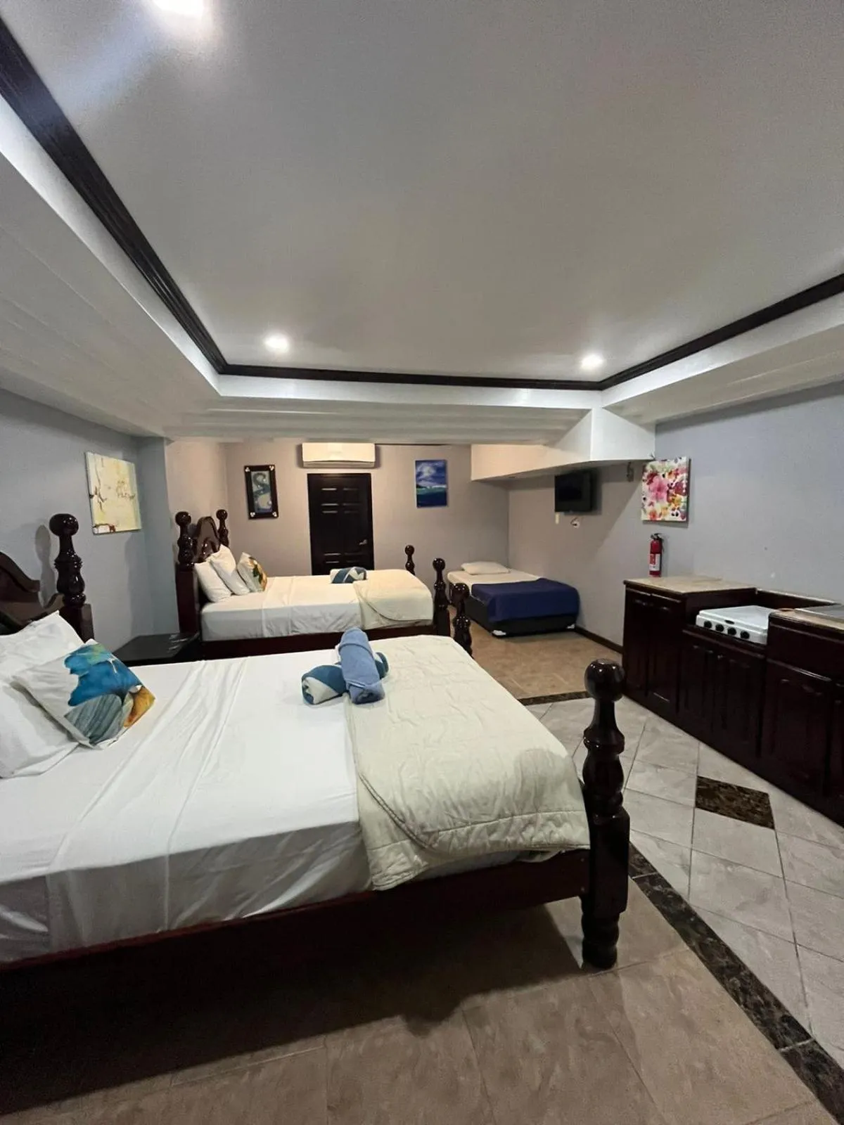 Bed in Seaside Chateau Resort