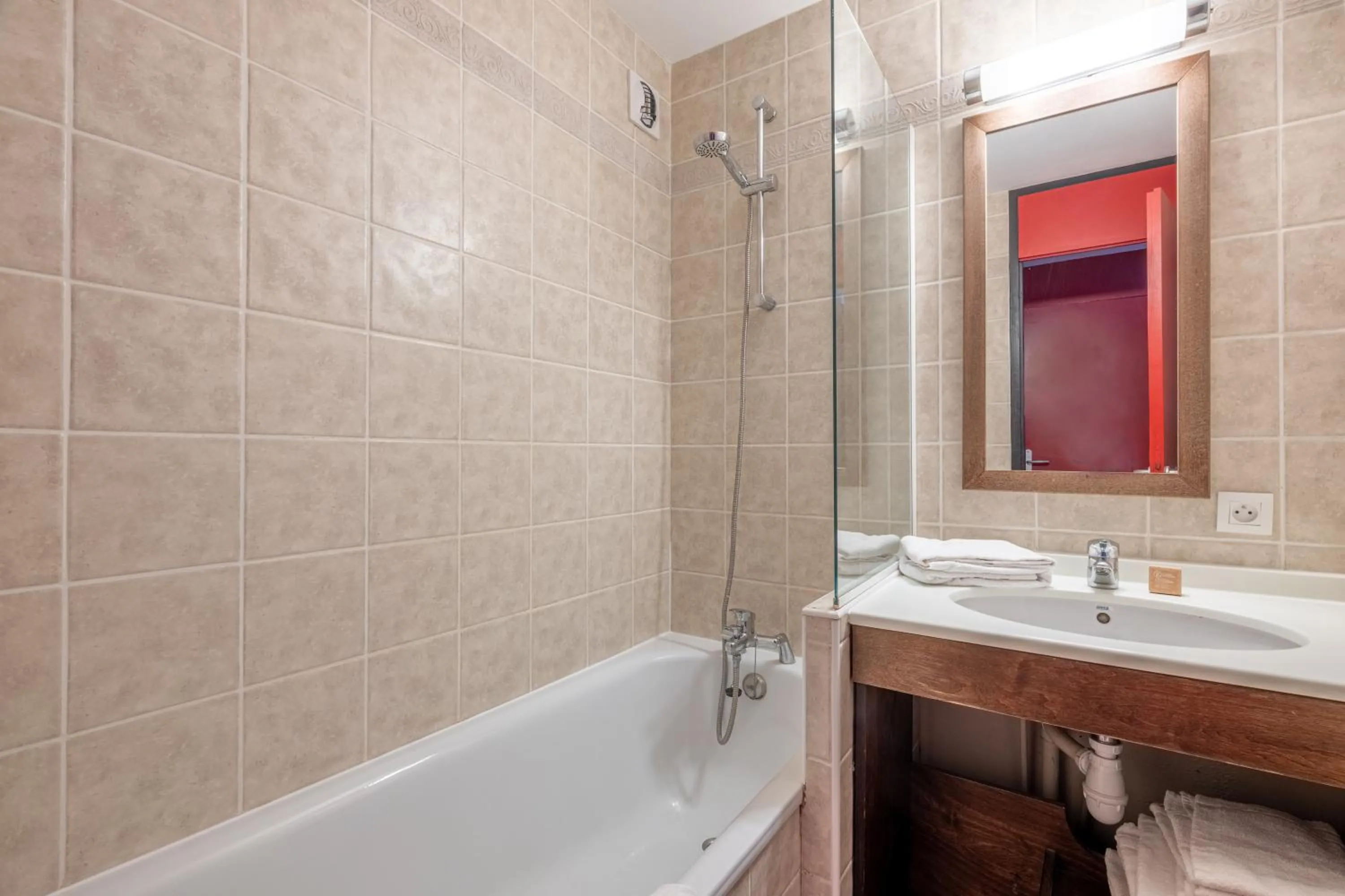 Bathroom in Résidence Pierre & Vacances Le Quartz